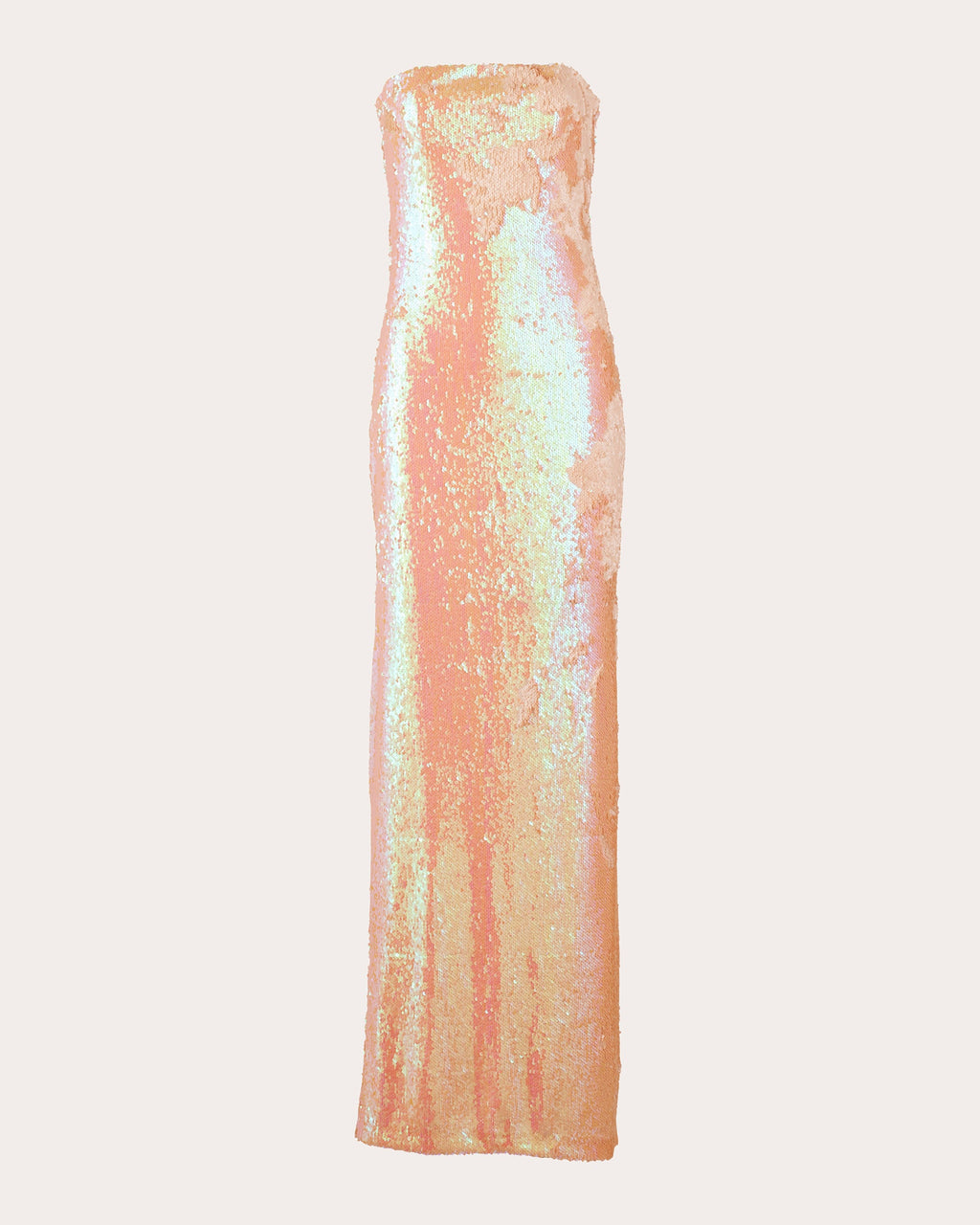 Puesta del Sol Sequined Strapless Gown