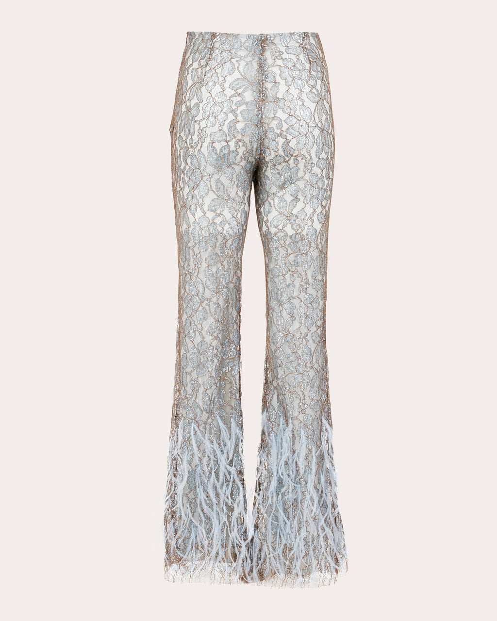 Ellipse Night Feathered Lace Pants