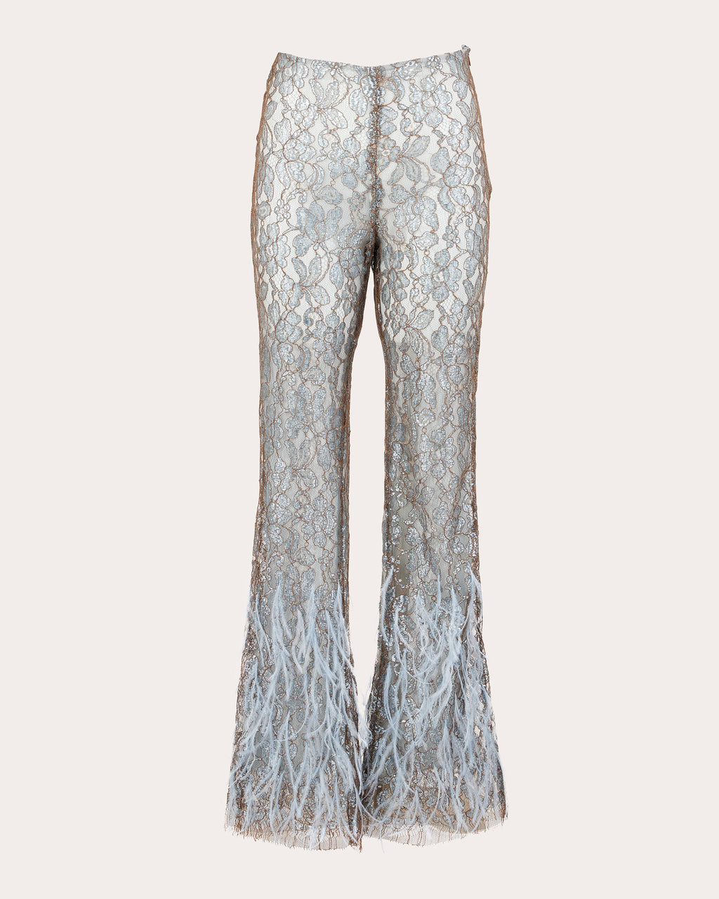 Ellipse Night Feathered Lace Pants