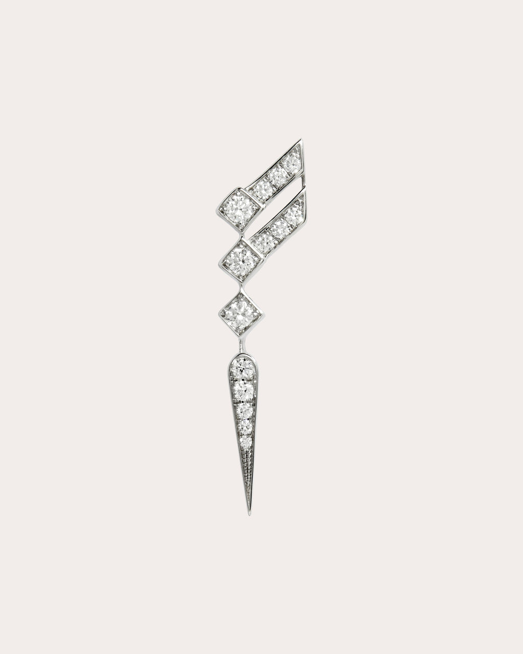 Diamond Stairway Drop Earring