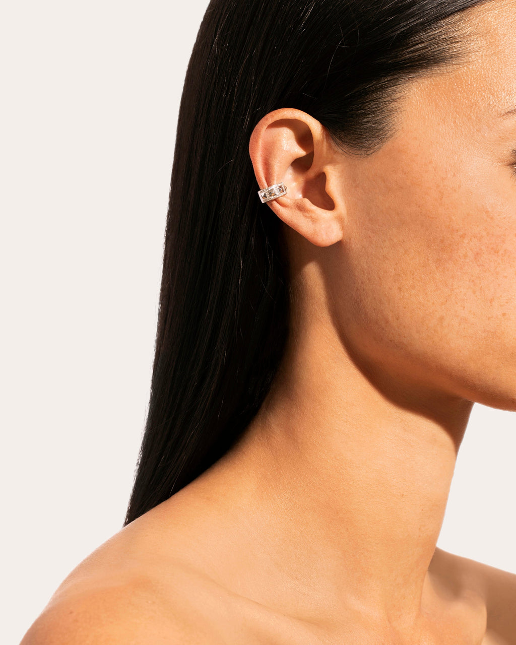 Diamond Rockaway Ear Cuff