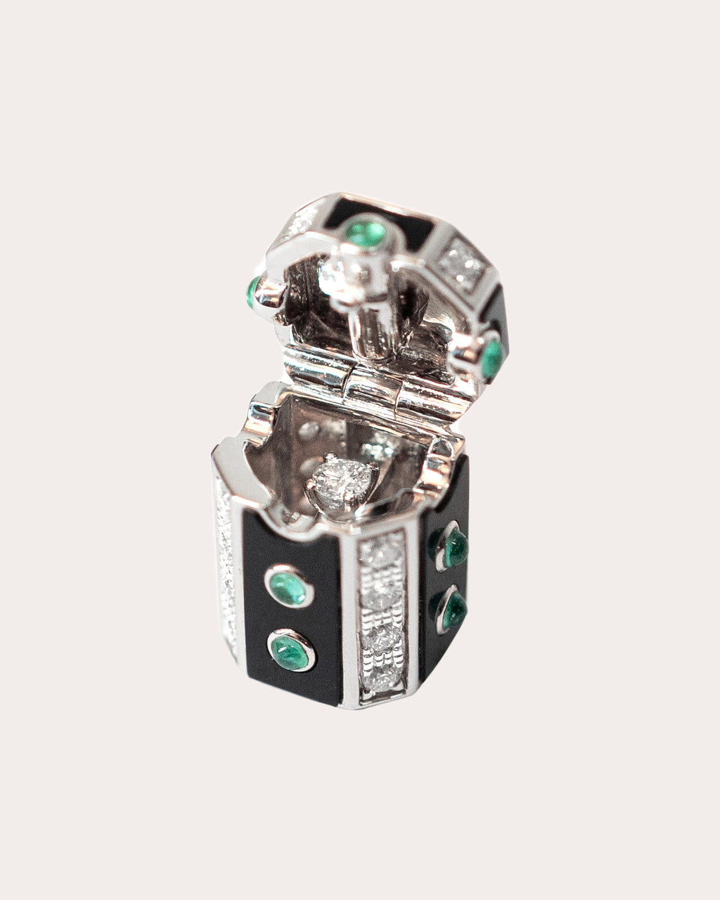 Emerald & Diamond Luck Pendant Necklace