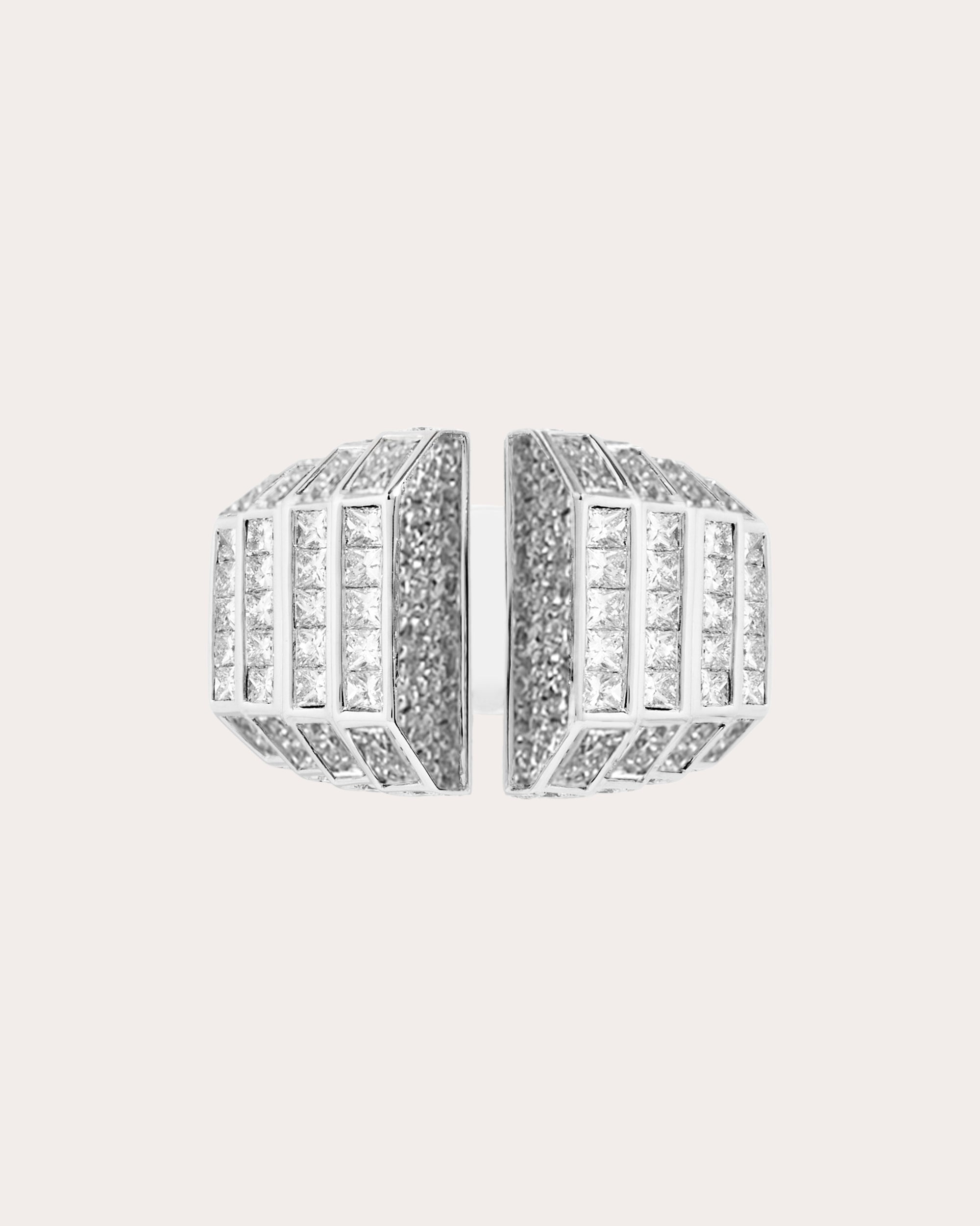 Diamond Meaningful Open Ring