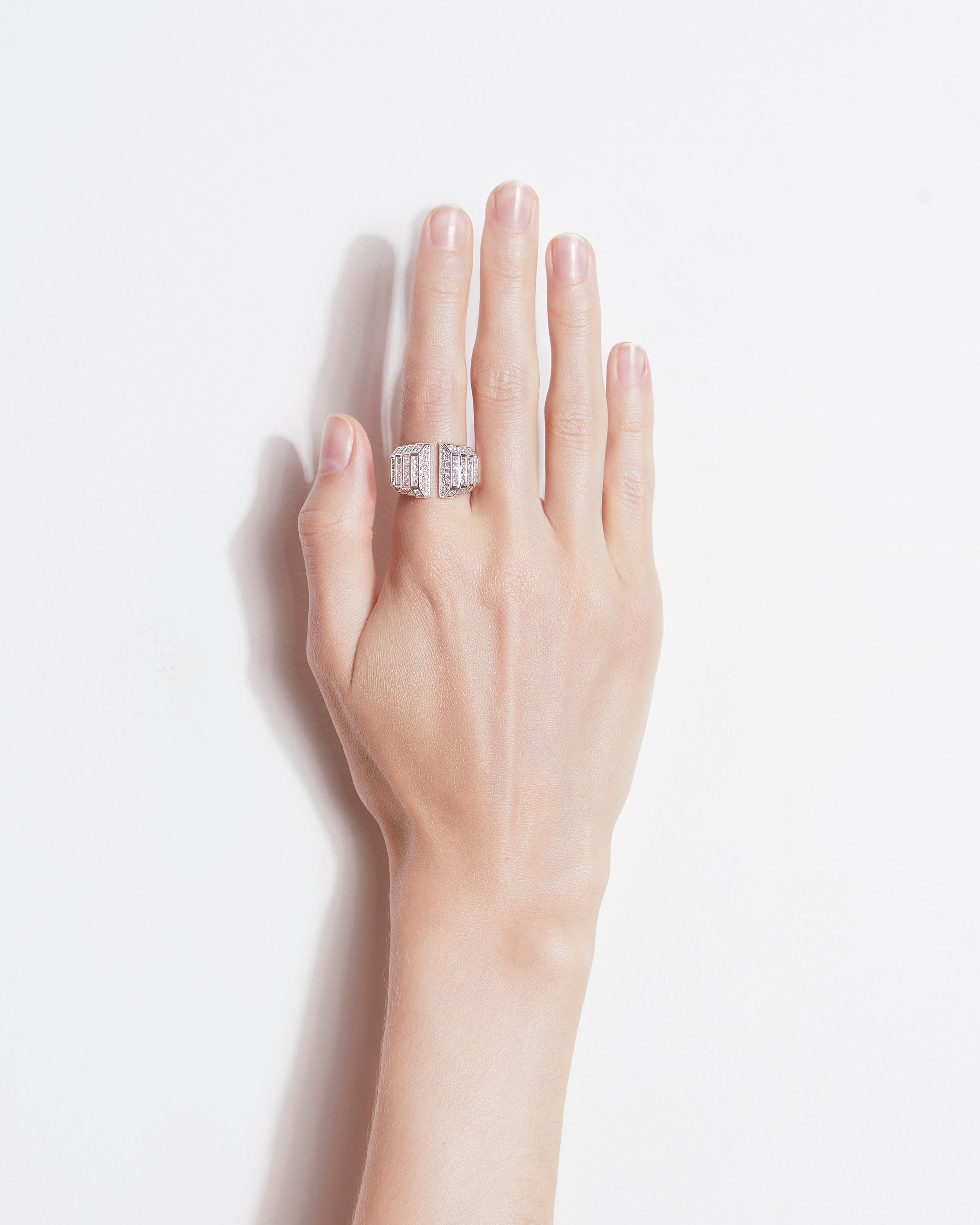 Diamond Meaningful Open Ring