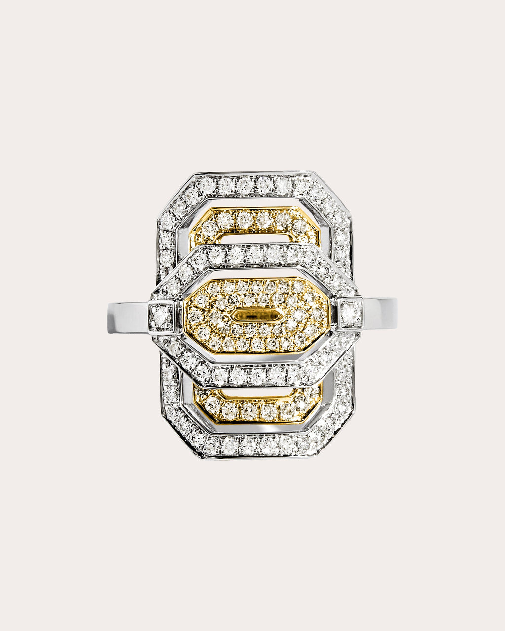 Diamond Two-Tone Petite My Way Ring