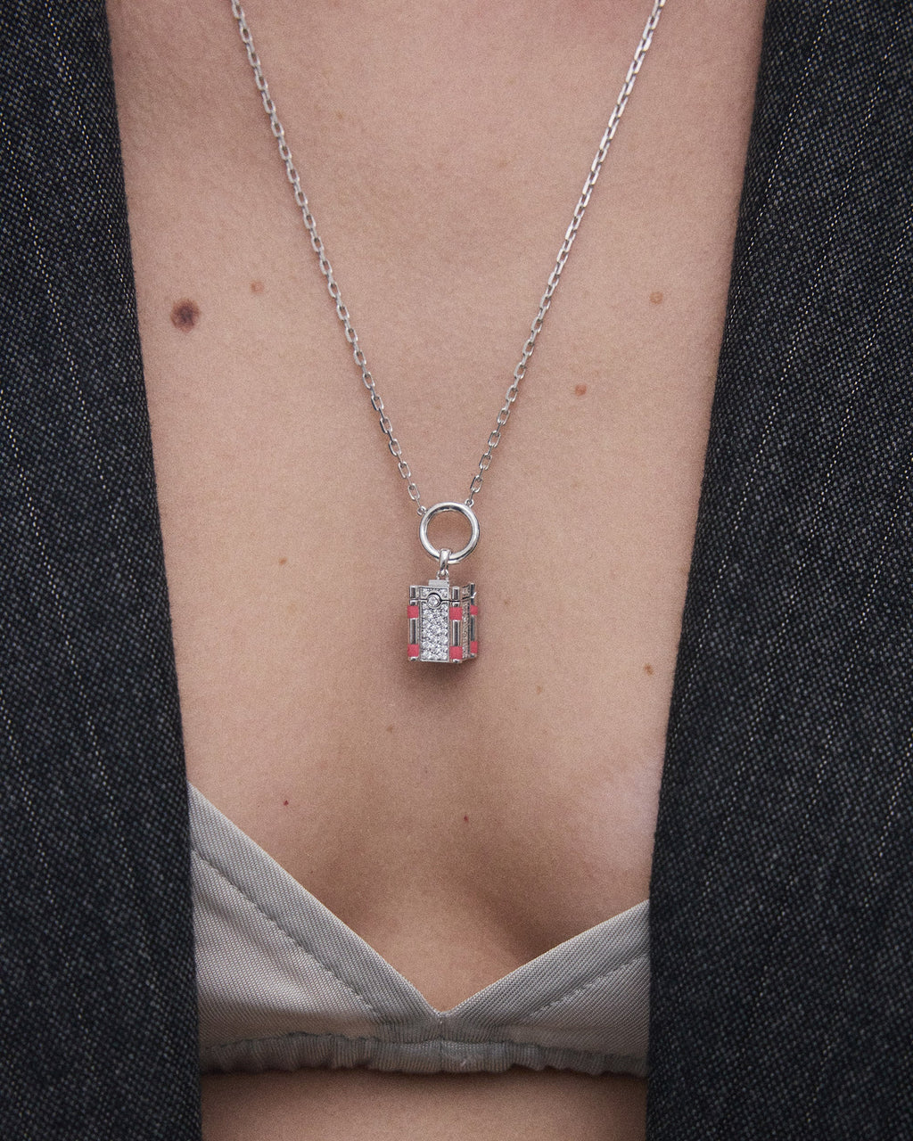 Diamond Hope Pendant Necklace
