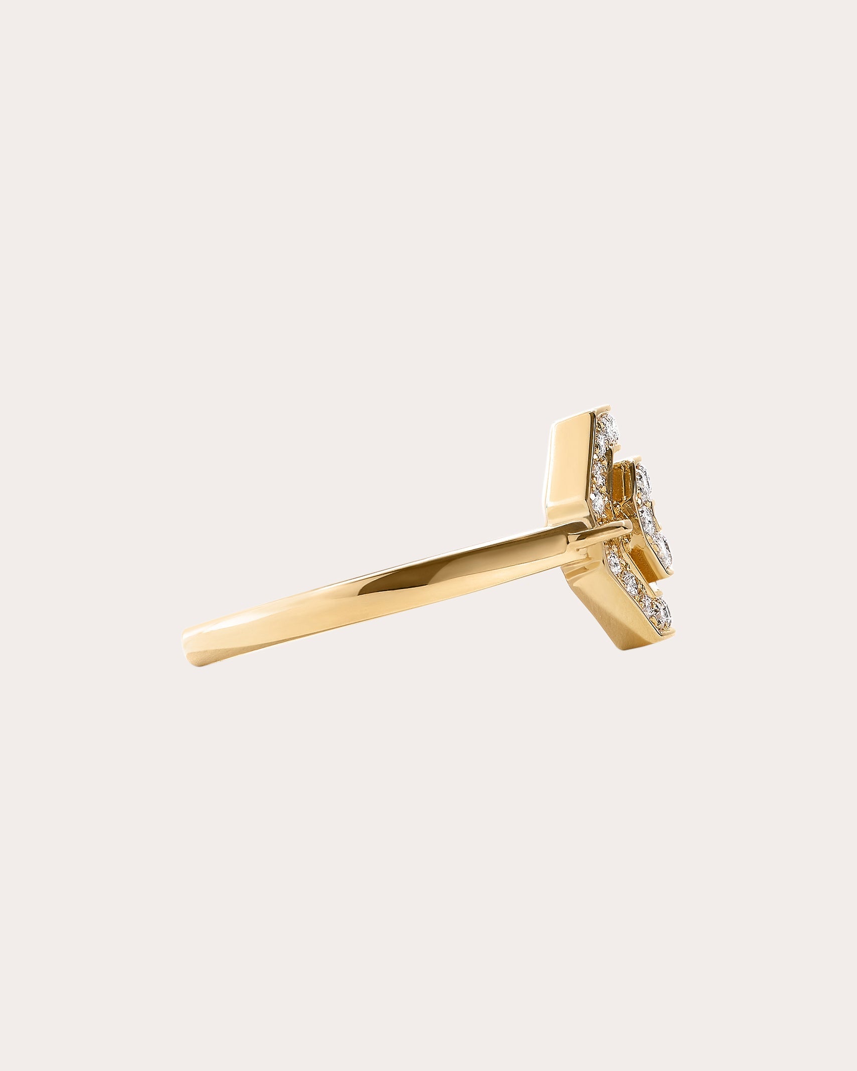 Diamond & 18k Gold Mini My Way Ring