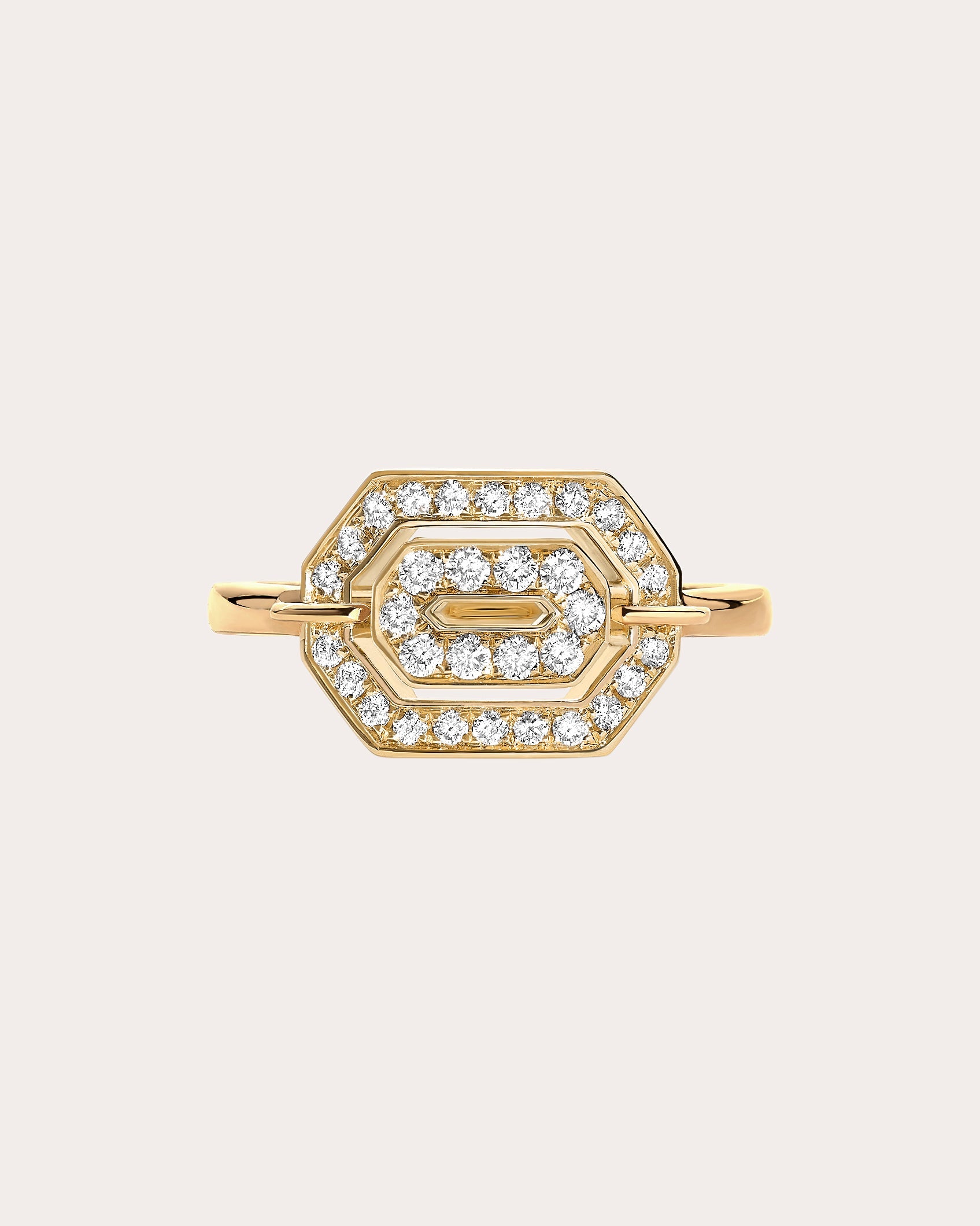 Diamond & 18k Gold Mini My Way Ring