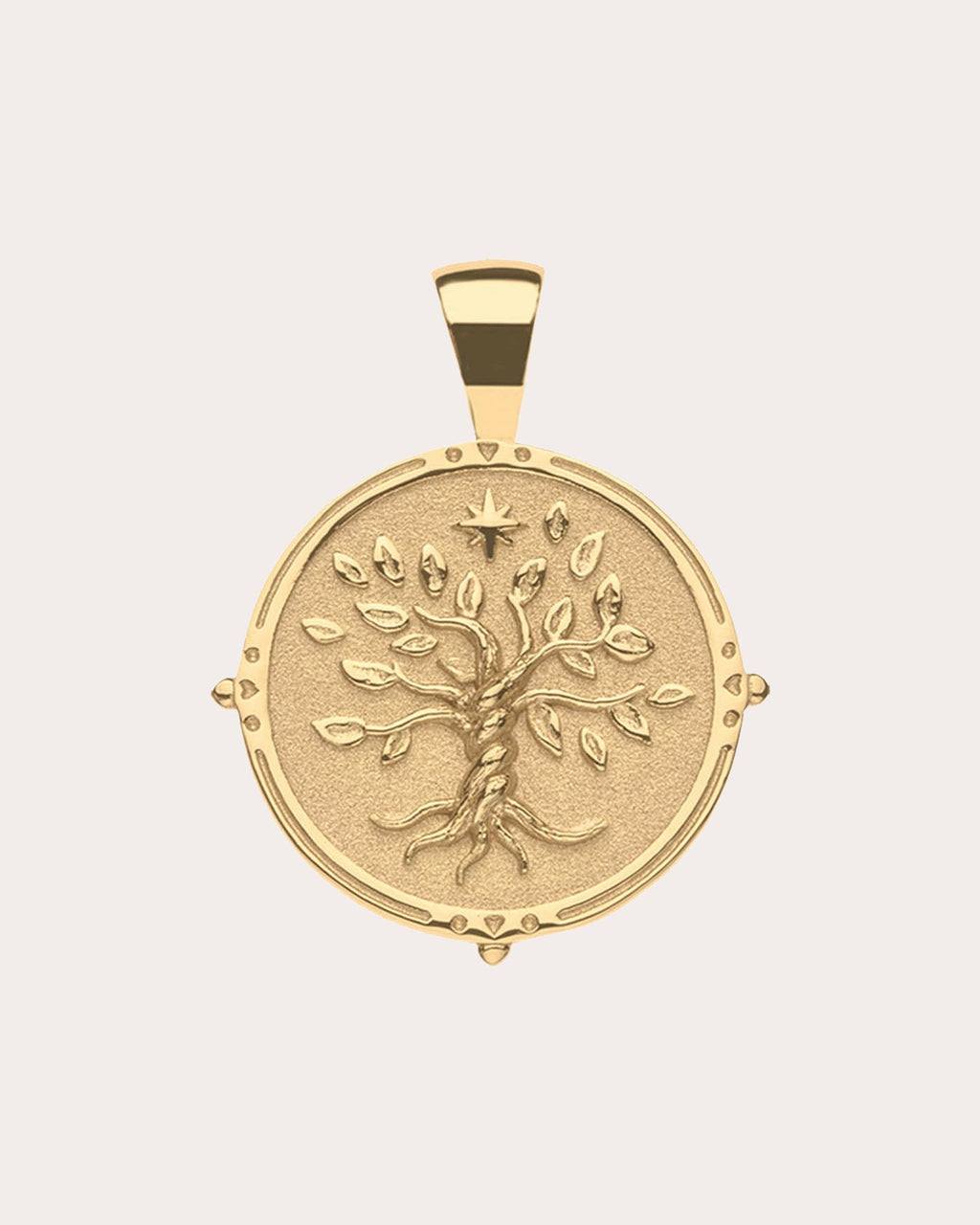 FAITH Small Coin Pendant Necklace