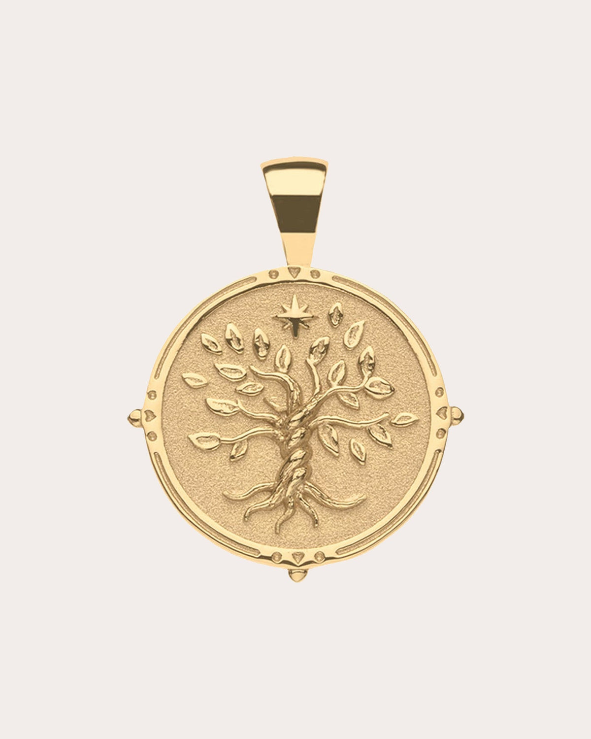 FAITH Small Coin Pendant Necklace