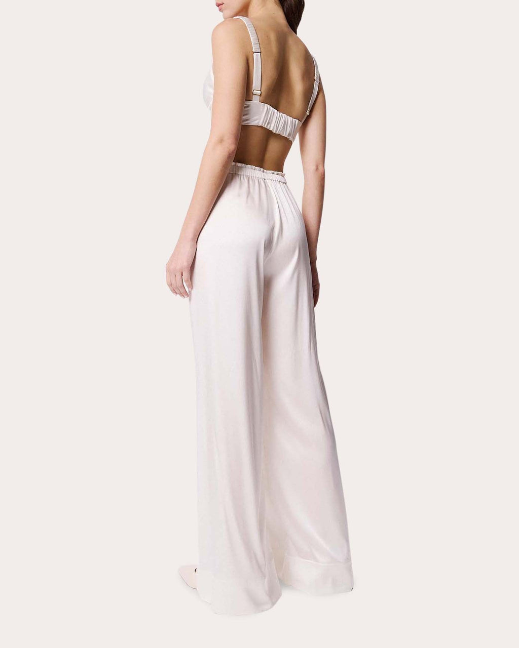 Fiamma Silk Charmeuse Ruched Bralette