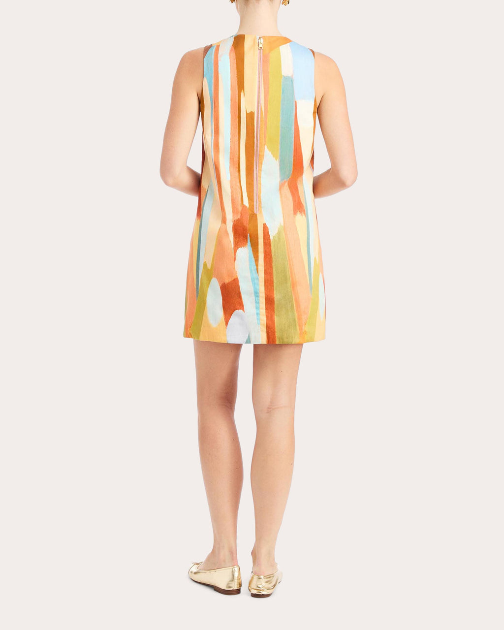 Fiona Cotton Poplin Reversible Shift Dress