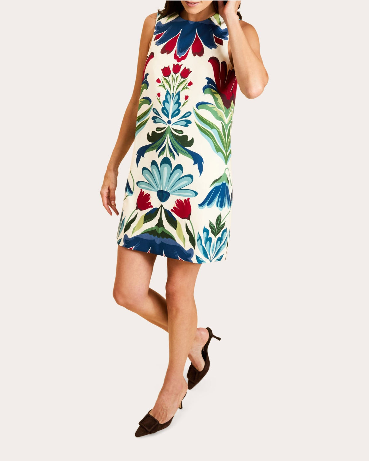 Fiona Floral Mini Shift Dress