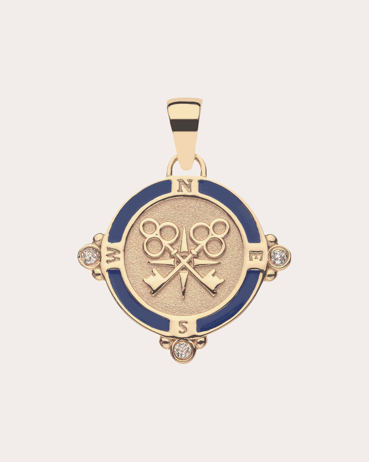 Topaz FOREVER Petite Coin Pendant Necklace