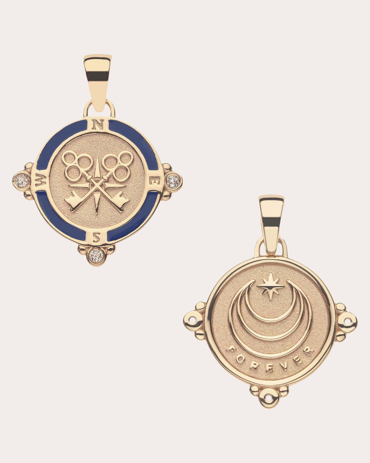 Topaz FOREVER Petite Coin Pendant Necklace