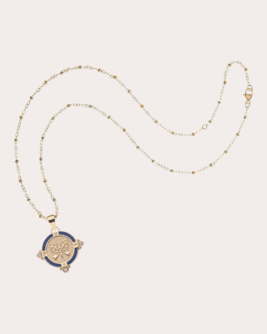 Topaz FOREVER Petite Coin Pendant Necklace
