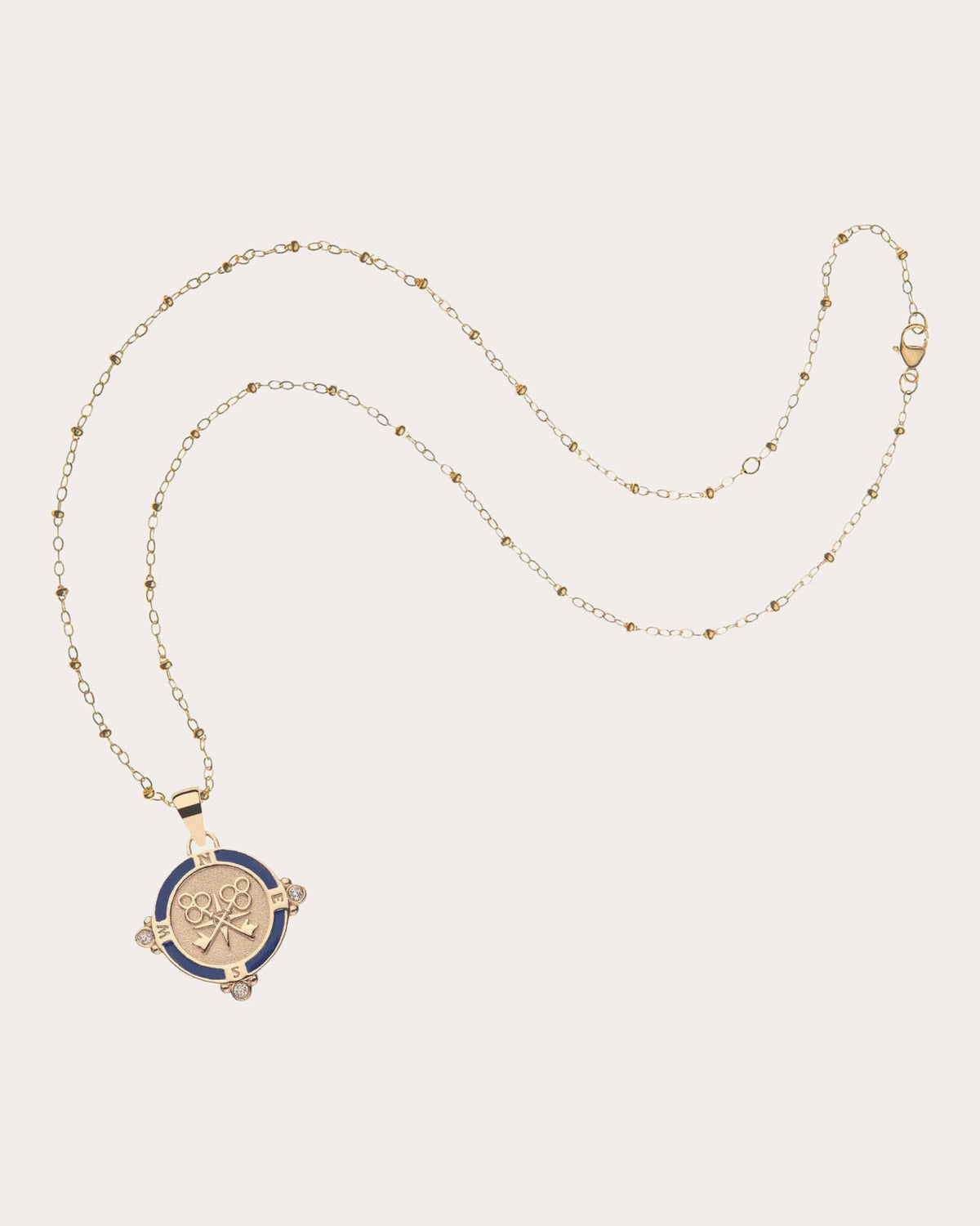 Topaz FOREVER Petite Coin Pendant Necklace