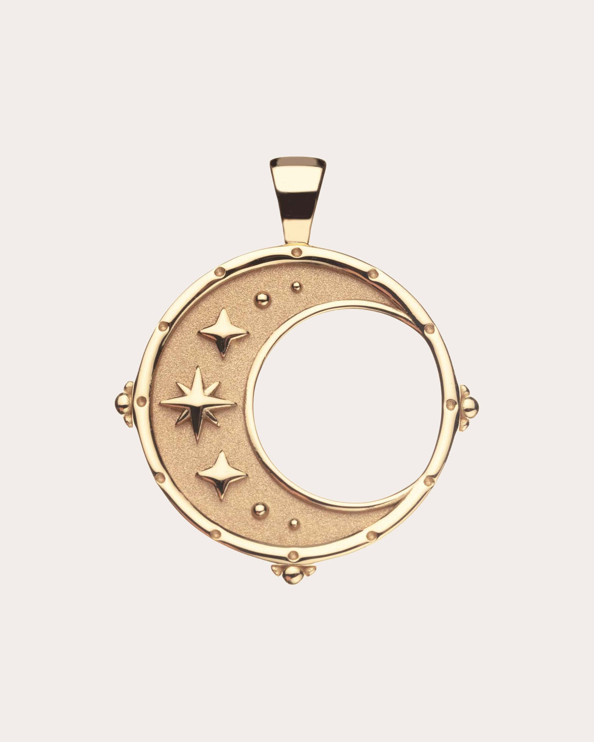 FOREVER Moon & Back Coin Pendant Necklace