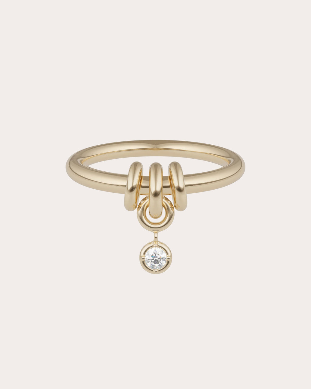 Diamond & 18k Gold Pia Ring