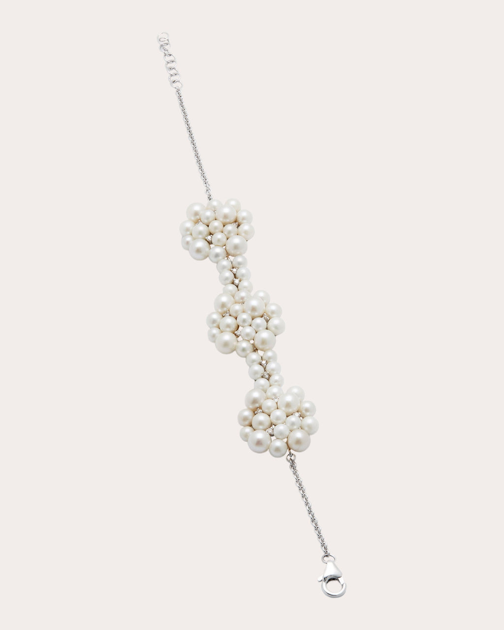 Lily 18K Gold Pearl and Diamond Bracelet