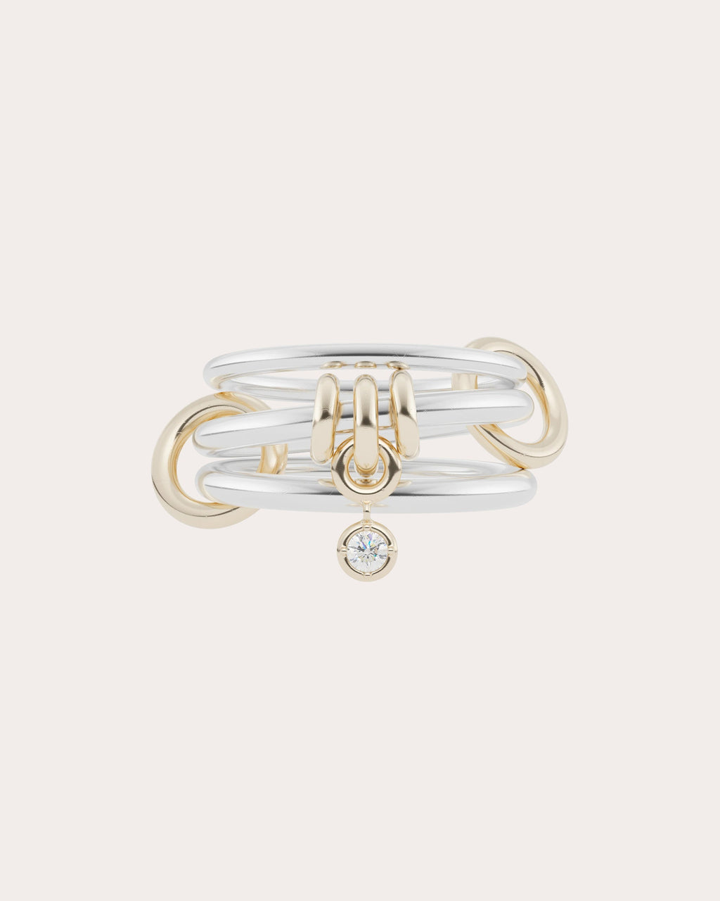 Diamond & 18k Gold Two-Tone Piera Ring