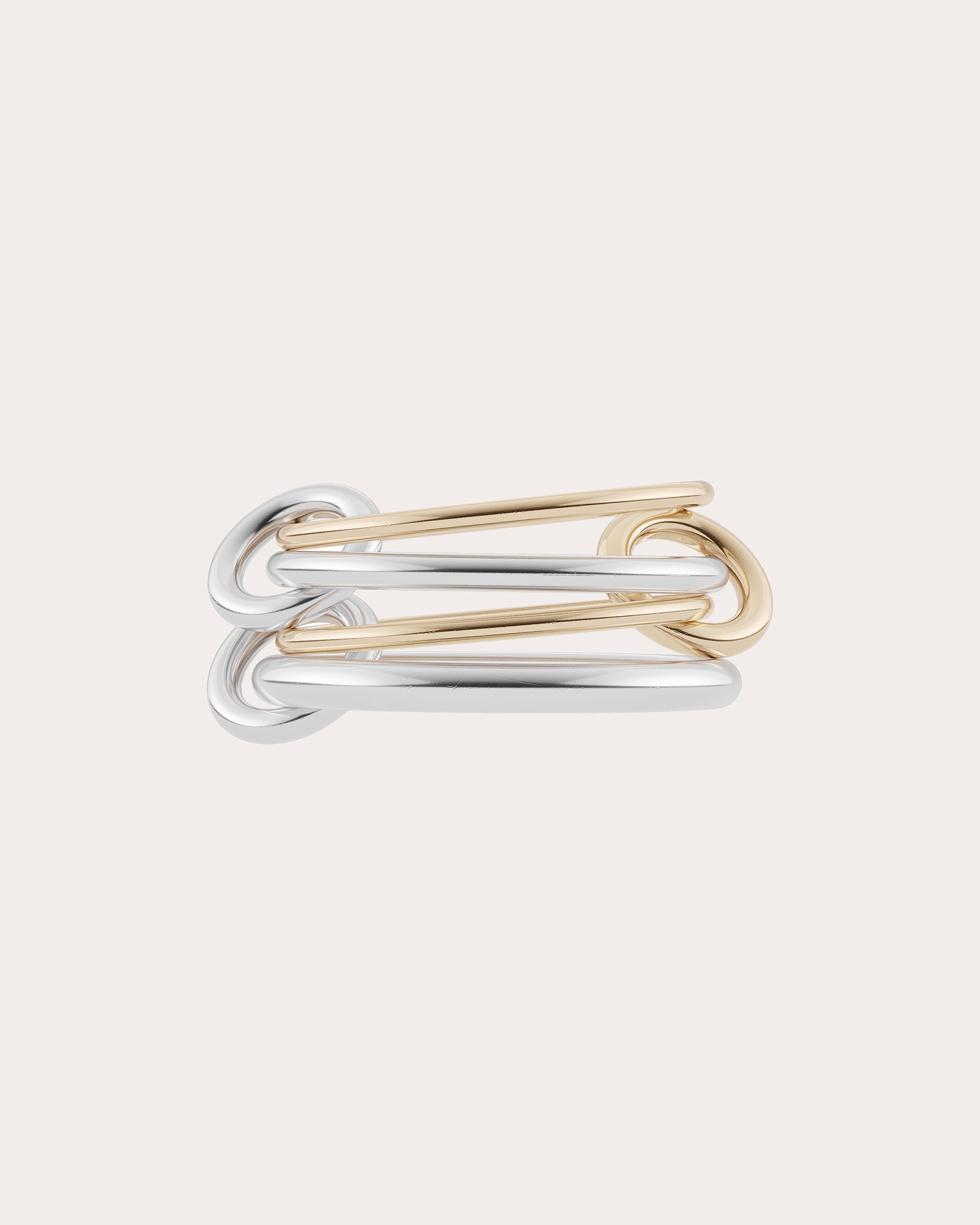 18k Gold Two-Tone Pisces Ring