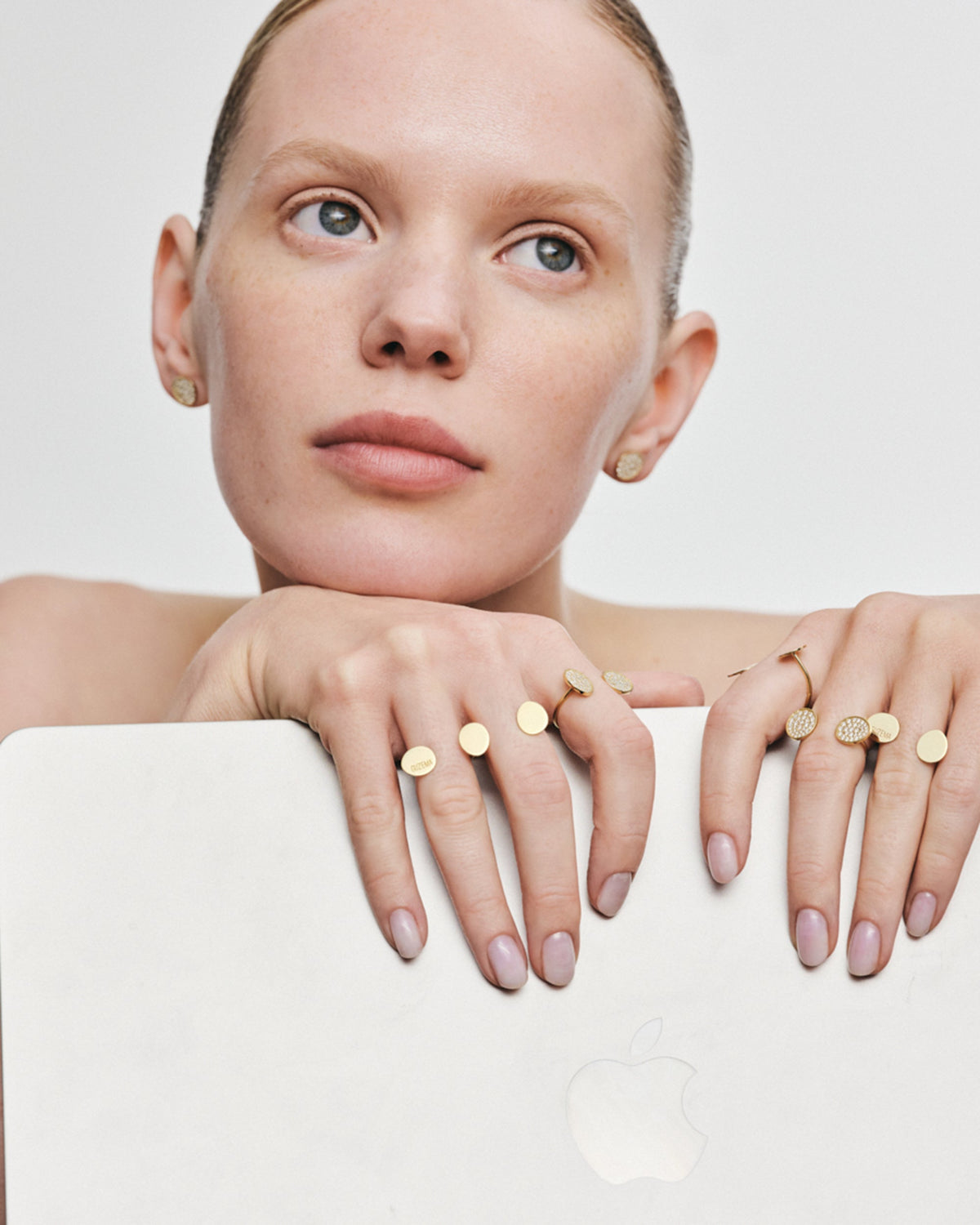 Diamond Duo Flat Ring