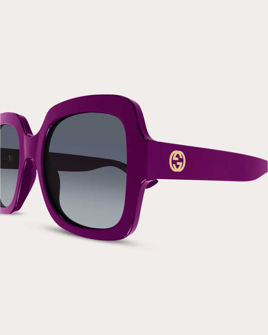 Minimal GG Square Sunglasses