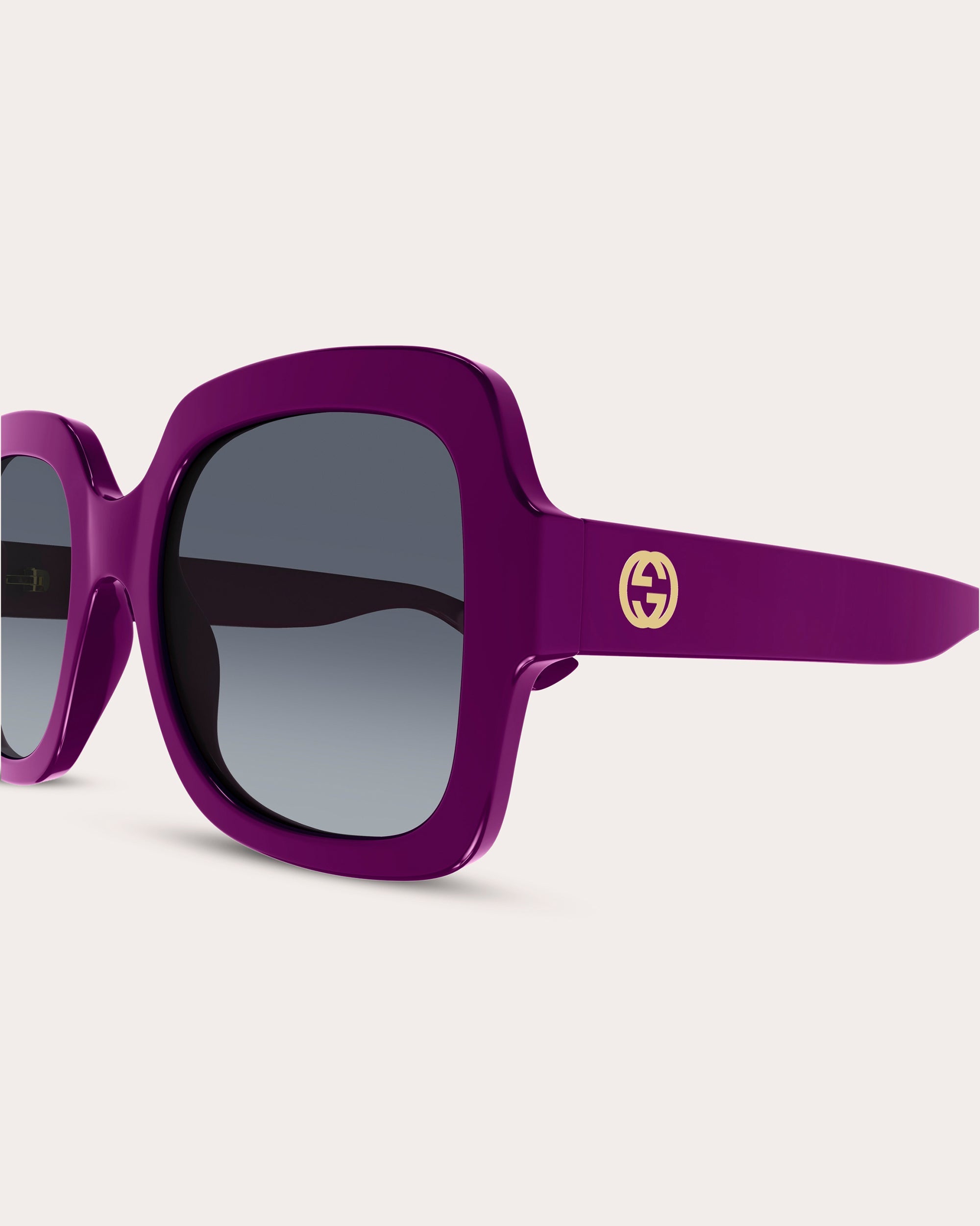 Minimal GG Square Sunglasses
