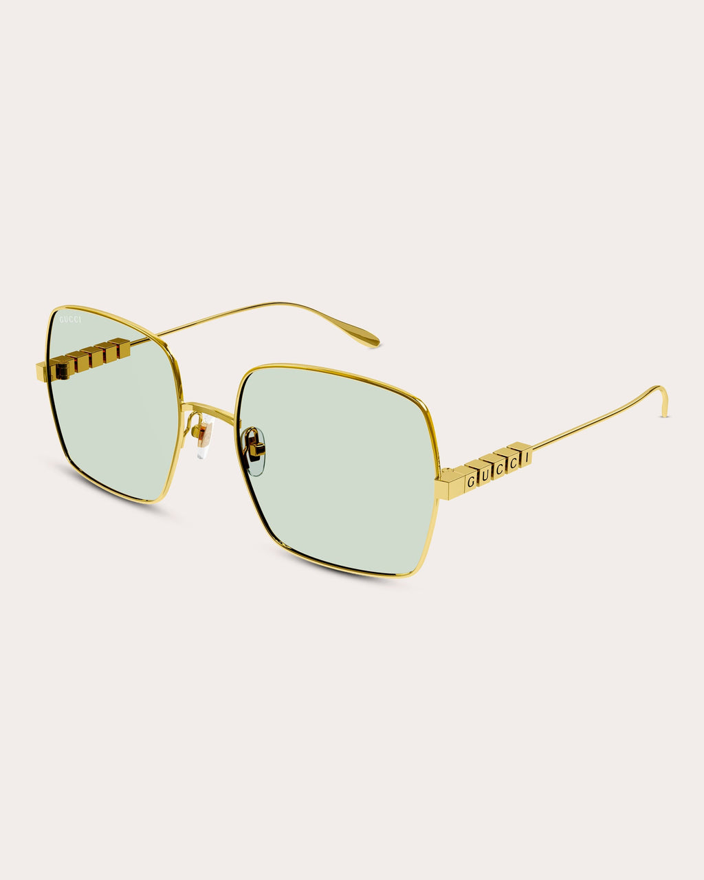Goldtone Square Sunglasses