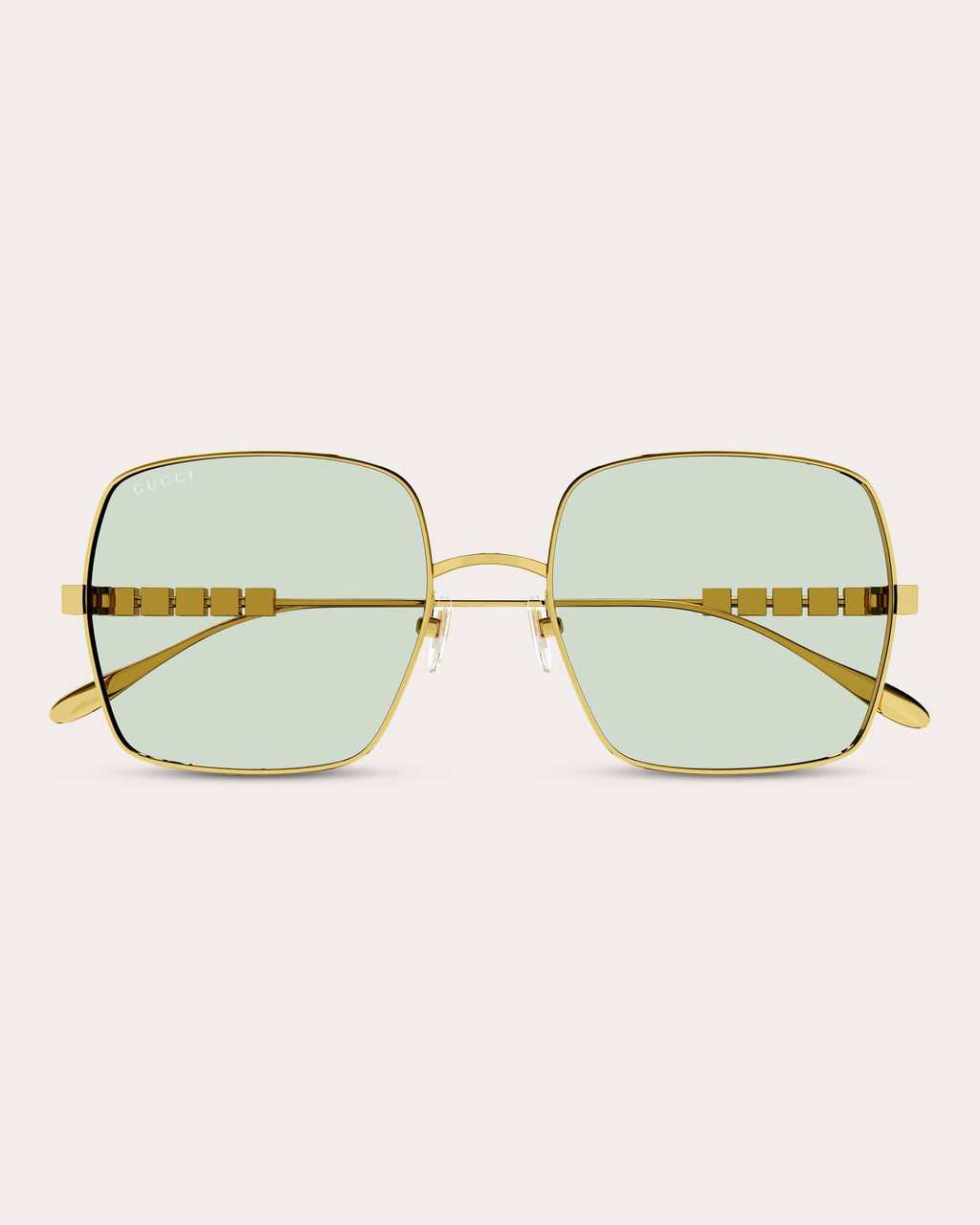 Goldtone Square Sunglasses