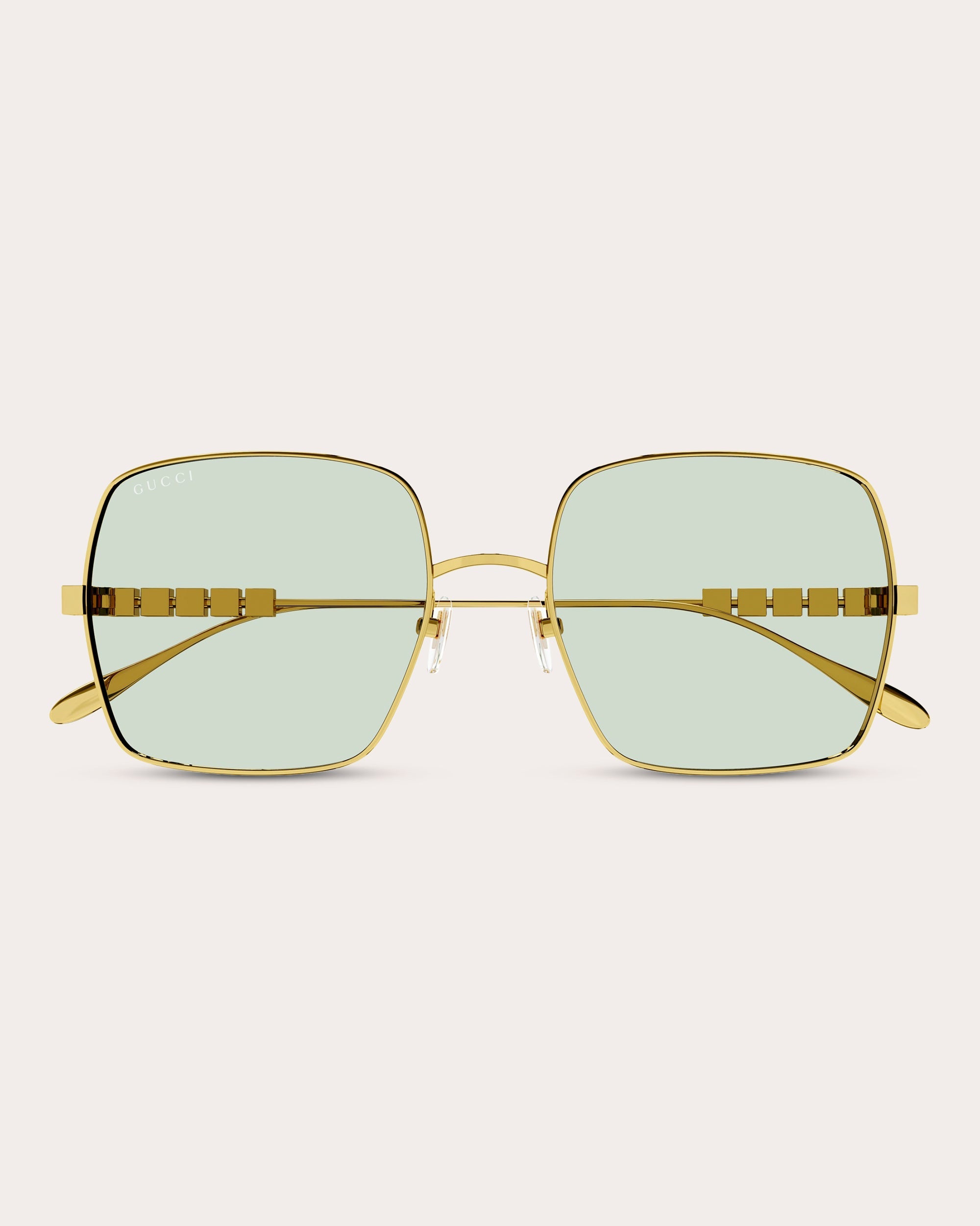 Goldtone Square Sunglasses
