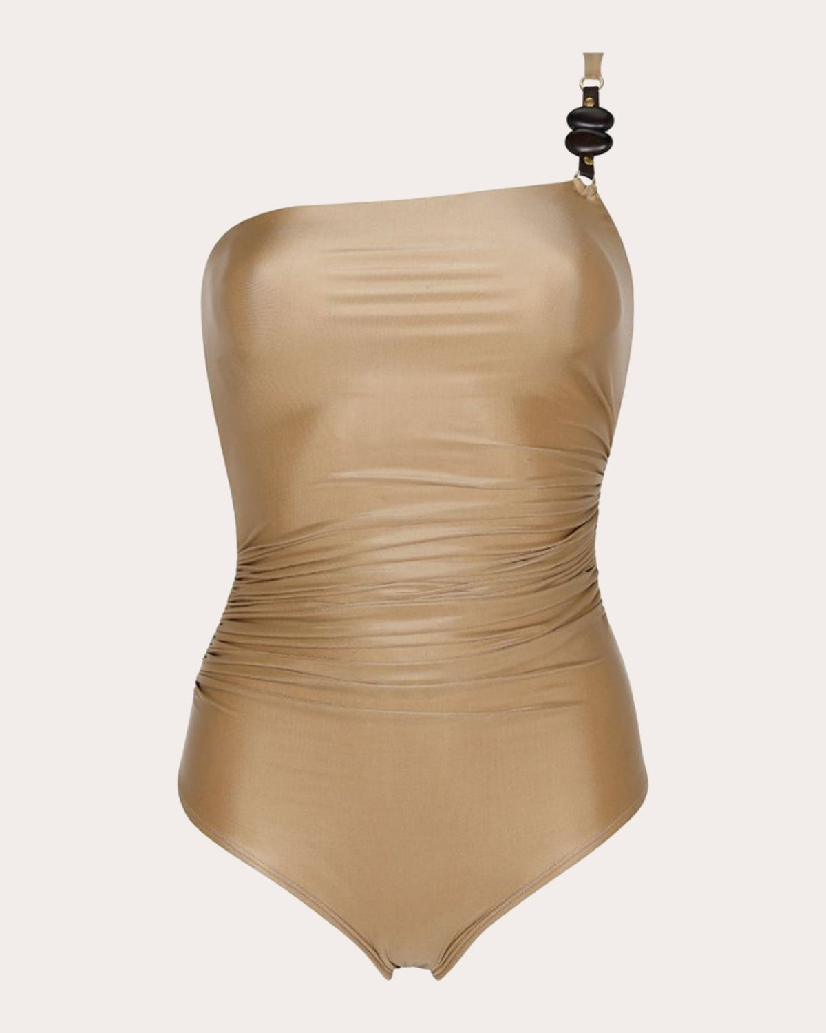 La Dune Satin Asymmetric One-Piece