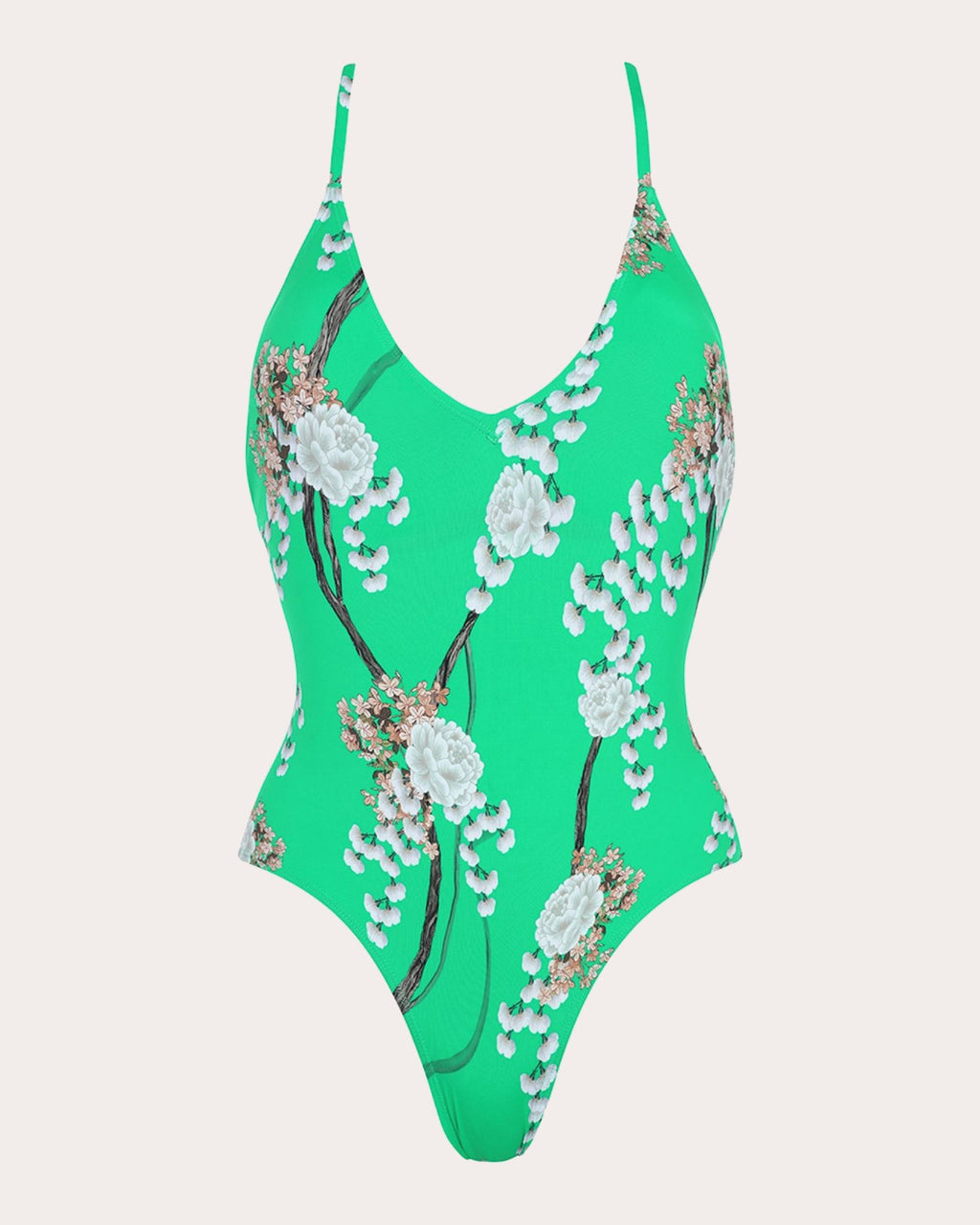 Jade V-Neck One-Piece