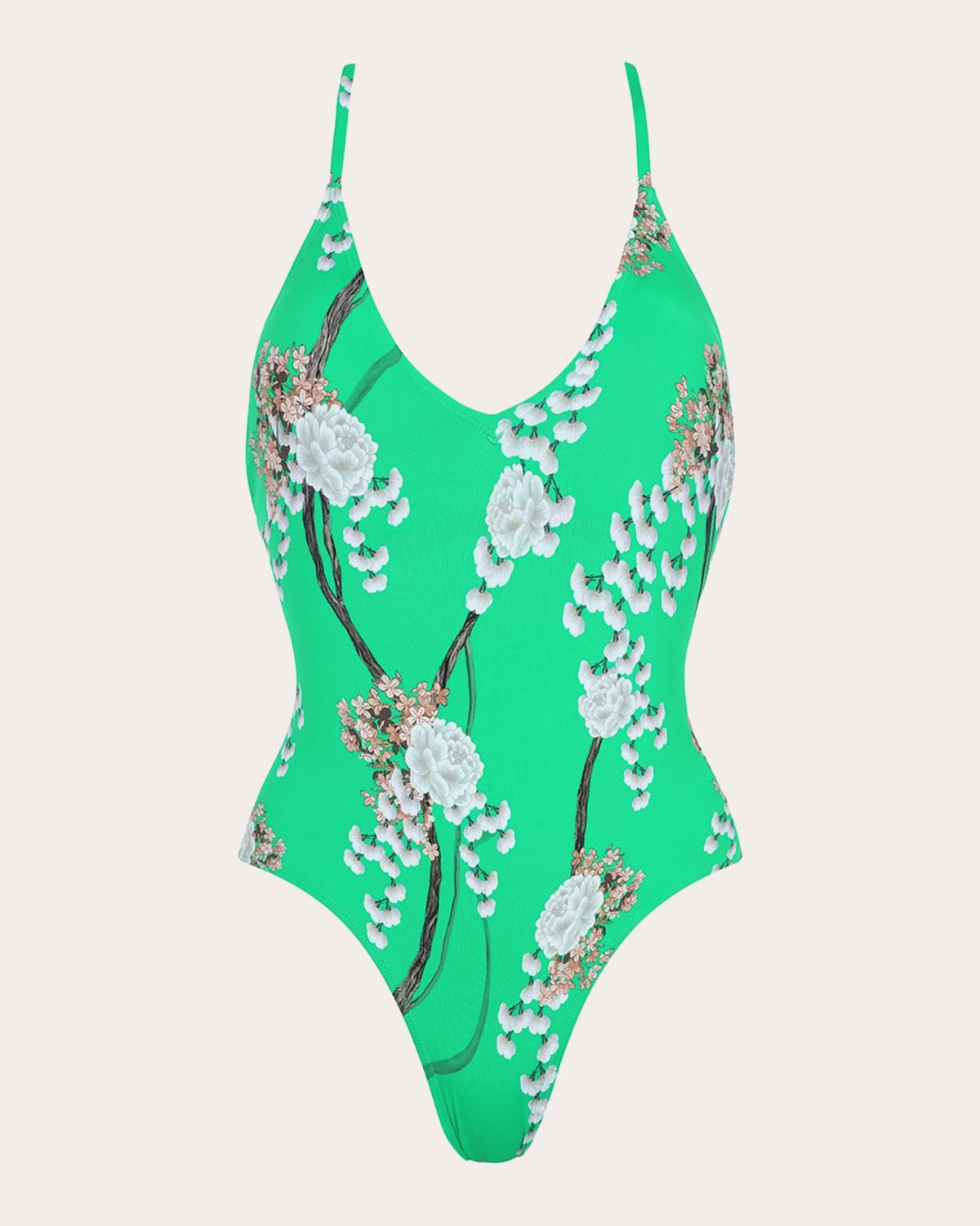 Jade V-Neck One-Piece