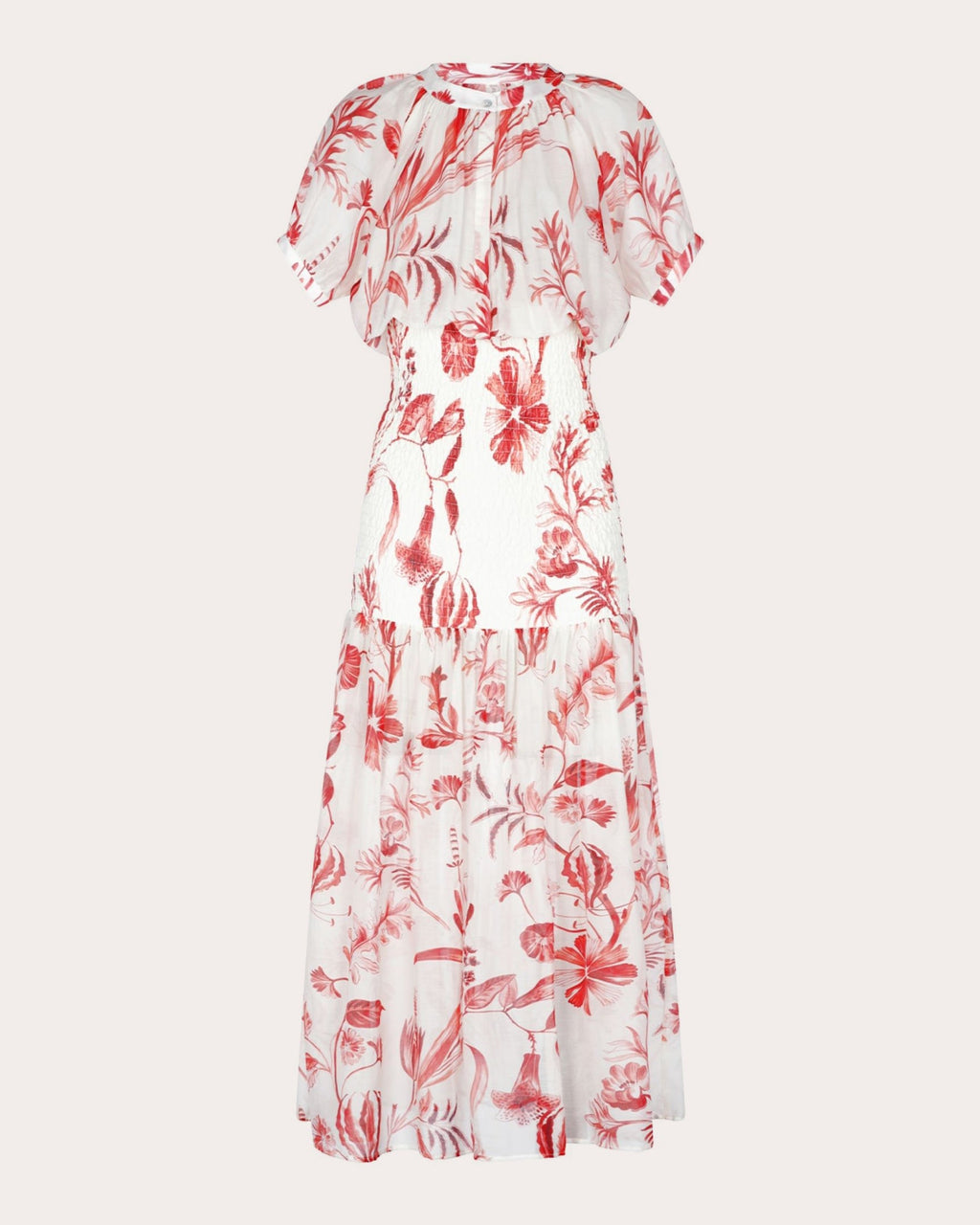 La Vie Rouge Smocked Maxi Dress