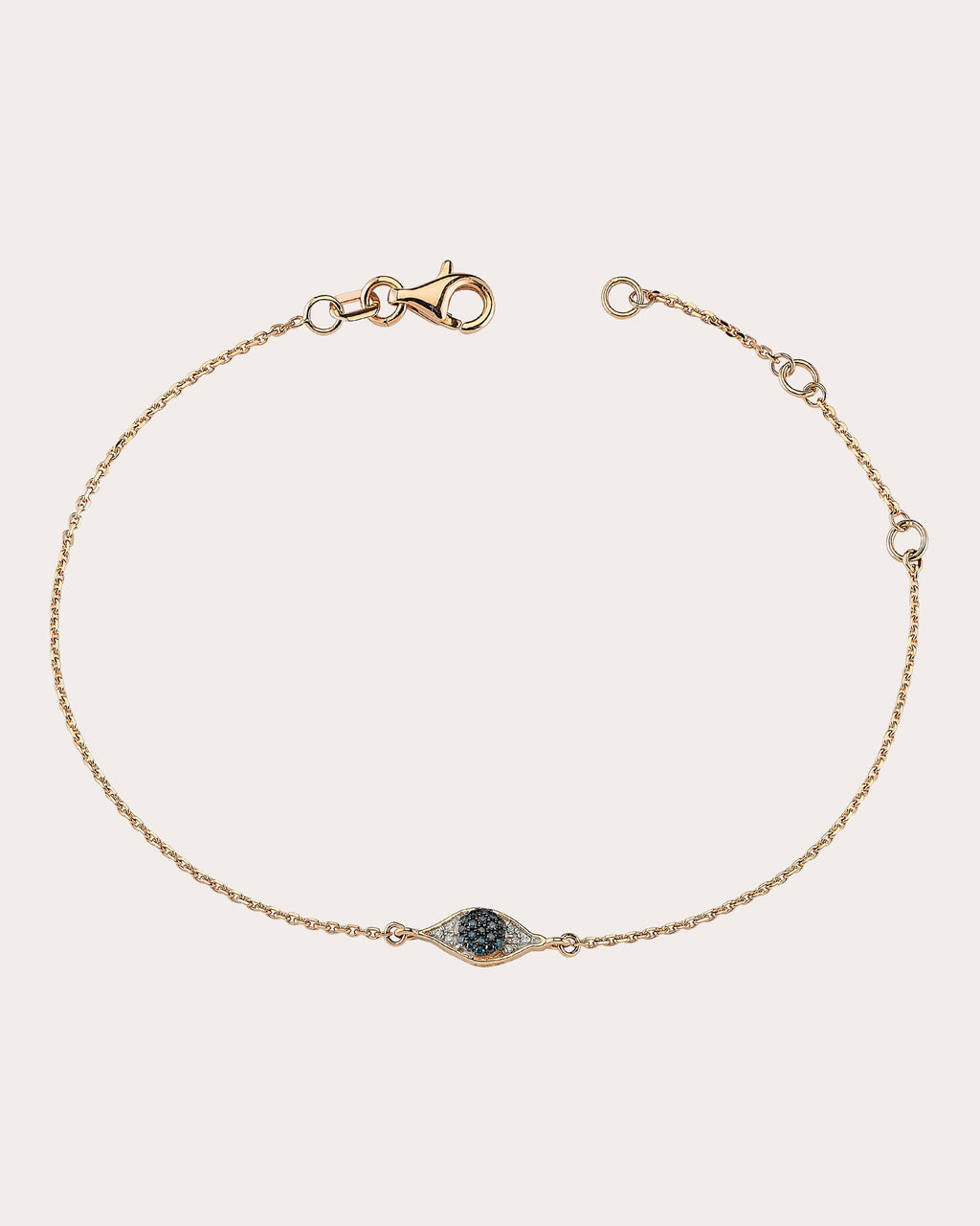 Blue & White Diamond Eye Light Bracelet