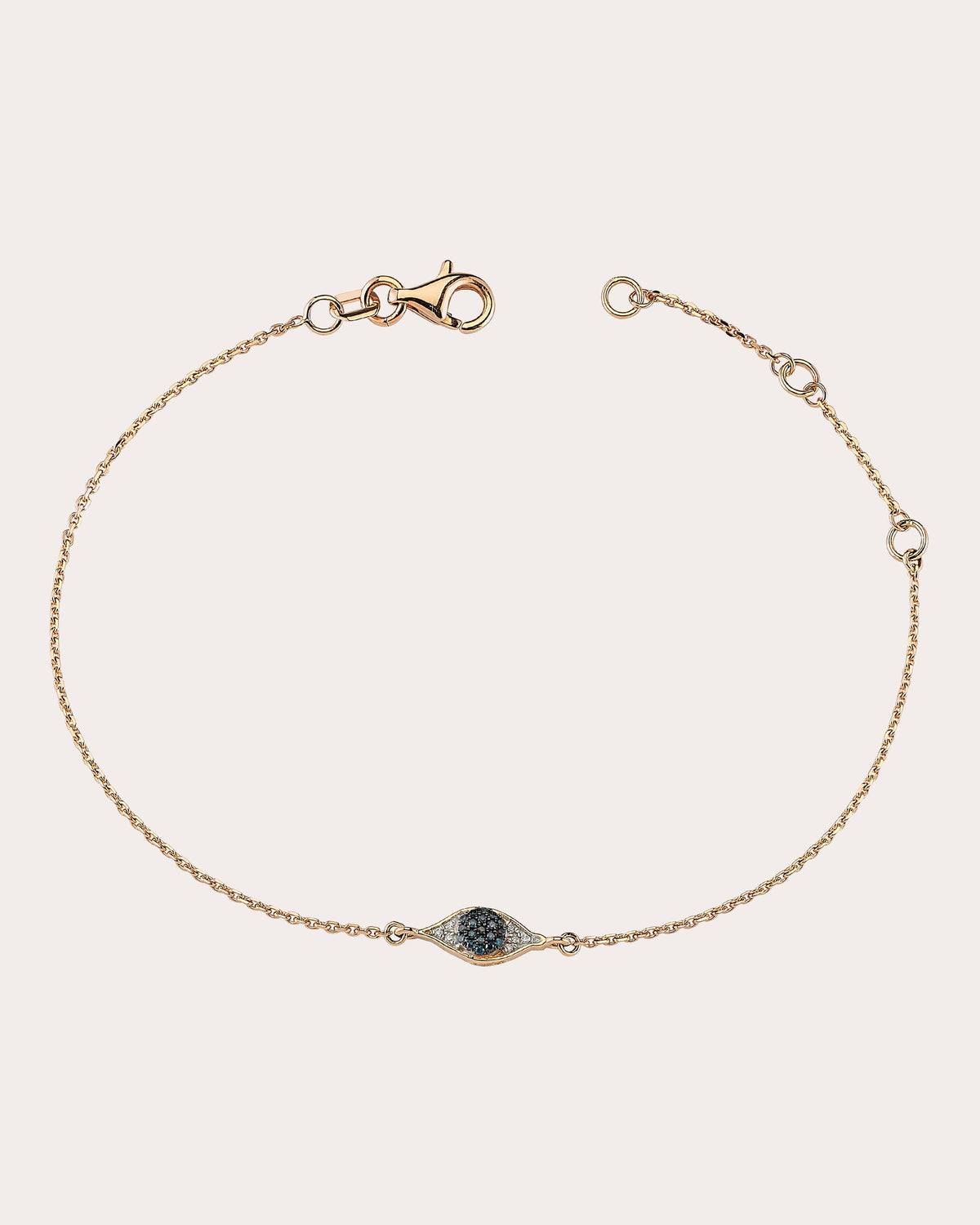 Blue & White Diamond Eye Light Bracelet