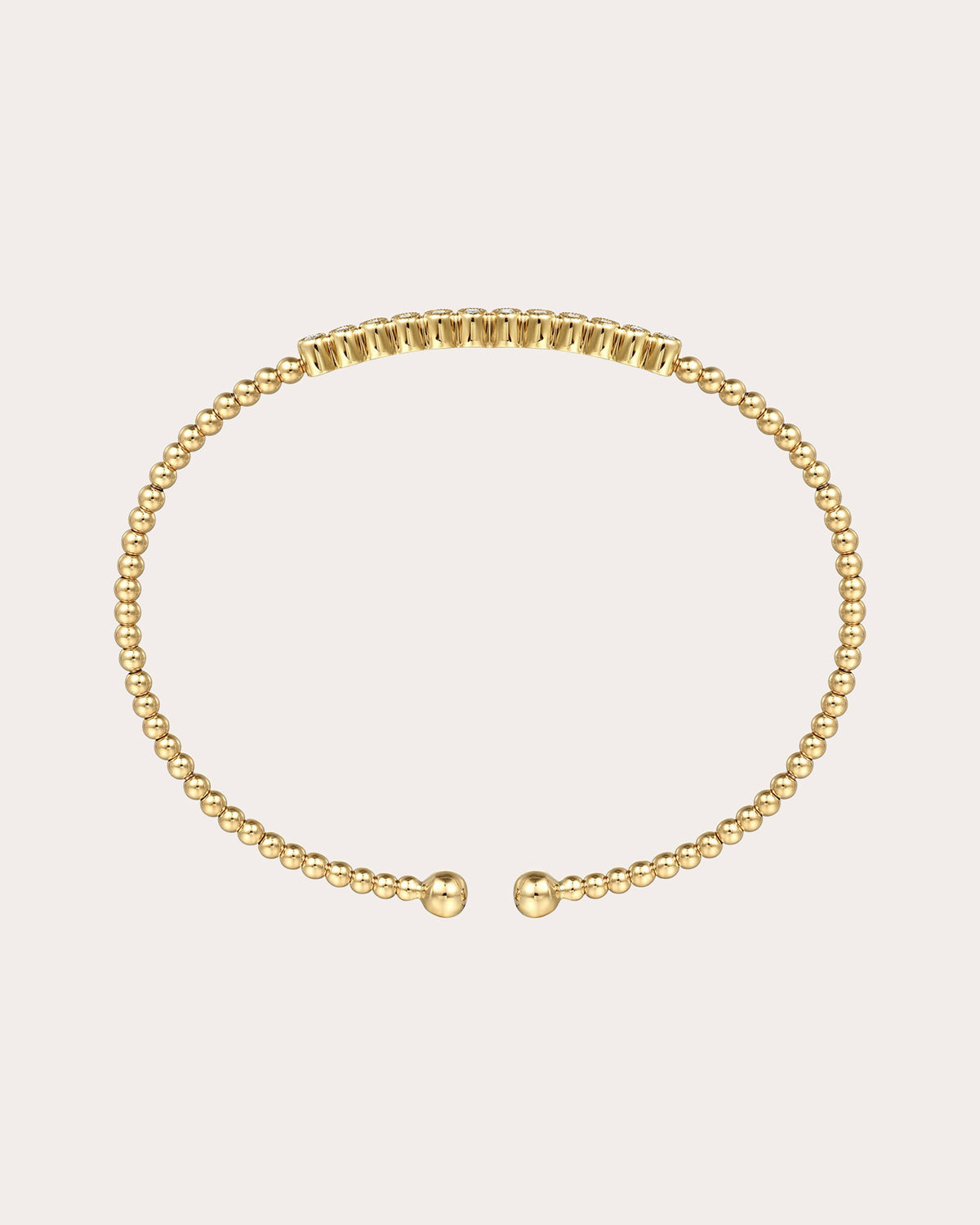 Diamond & 14k Gold Bujukan Beaded Cuff