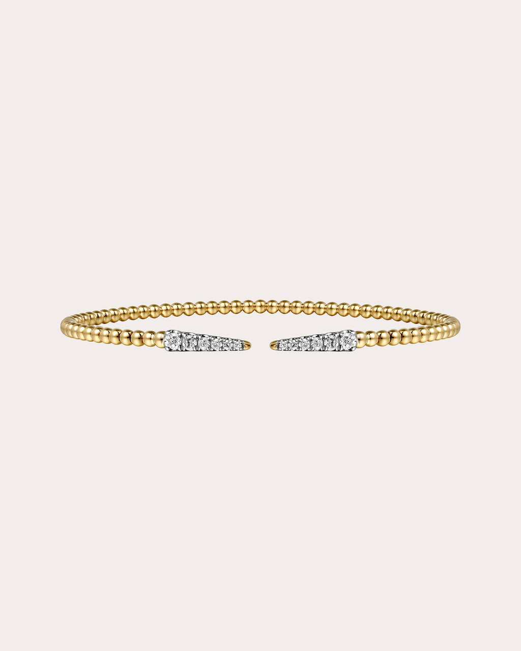 Diamond & 14k Gold Bujukan Spikes Cuff