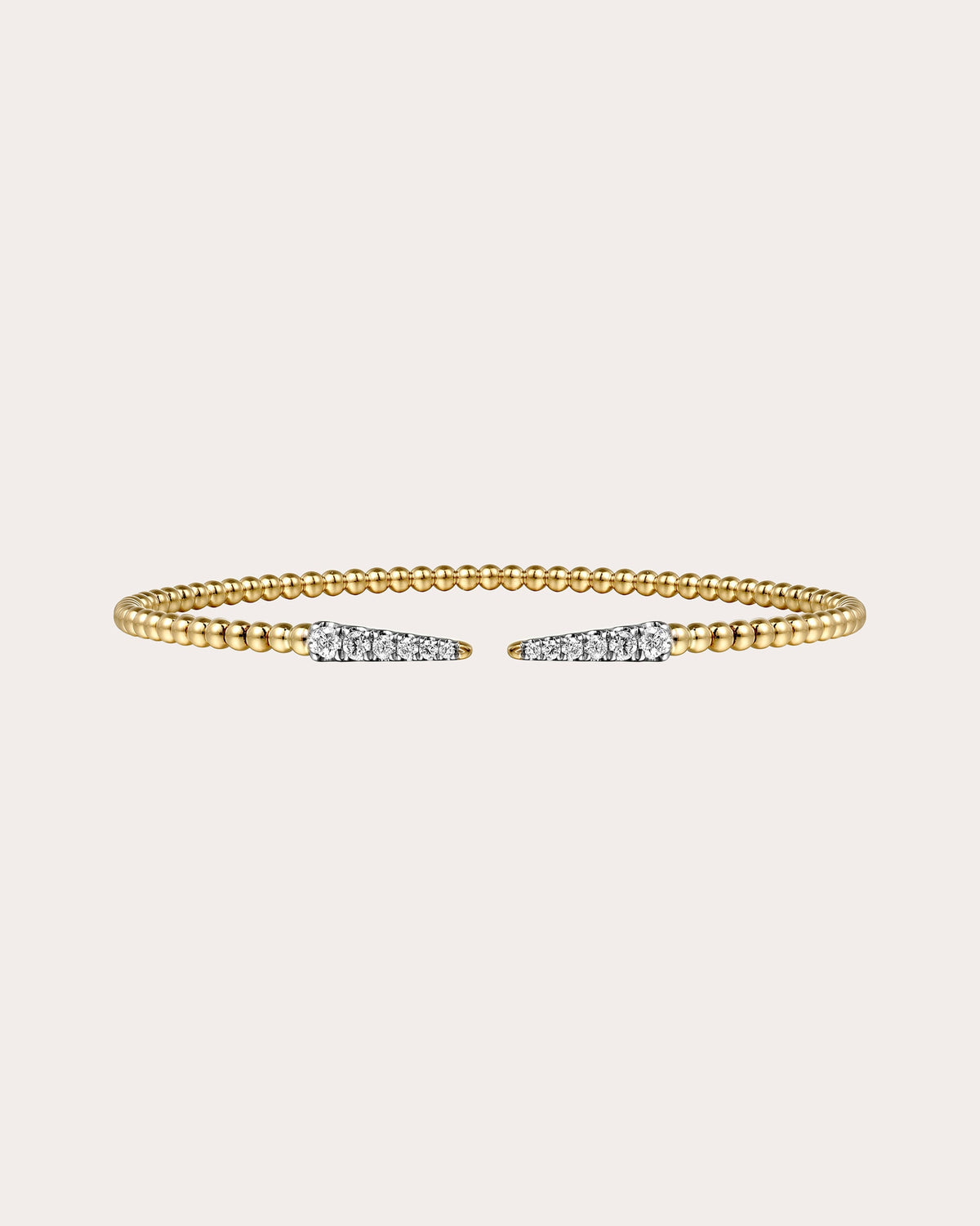 Diamond & 14k Gold Bujukan Spikes Cuff