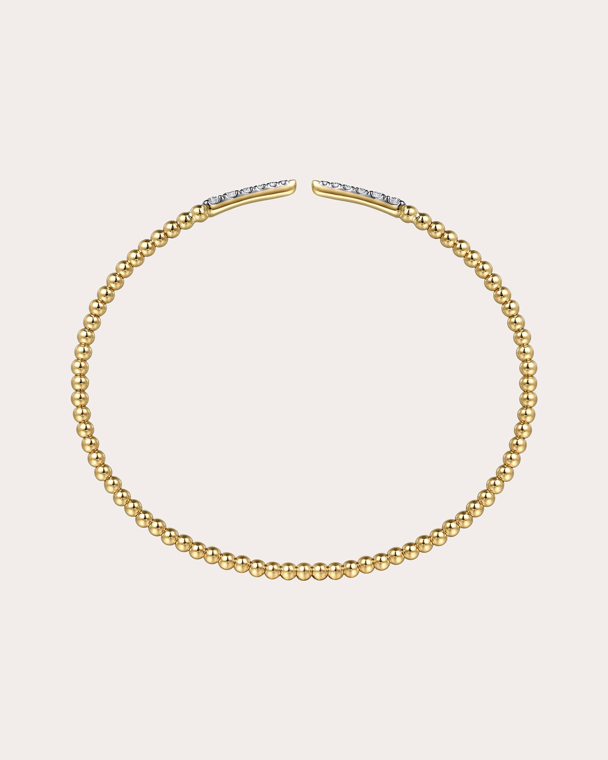 Diamond & 14k Gold Bujukan Spikes Cuff