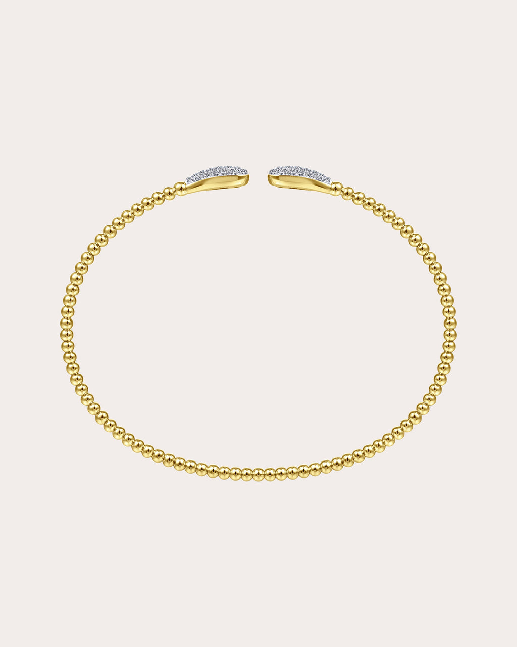 Diamond & 14k Gold Bujukan Teardrop Cuff