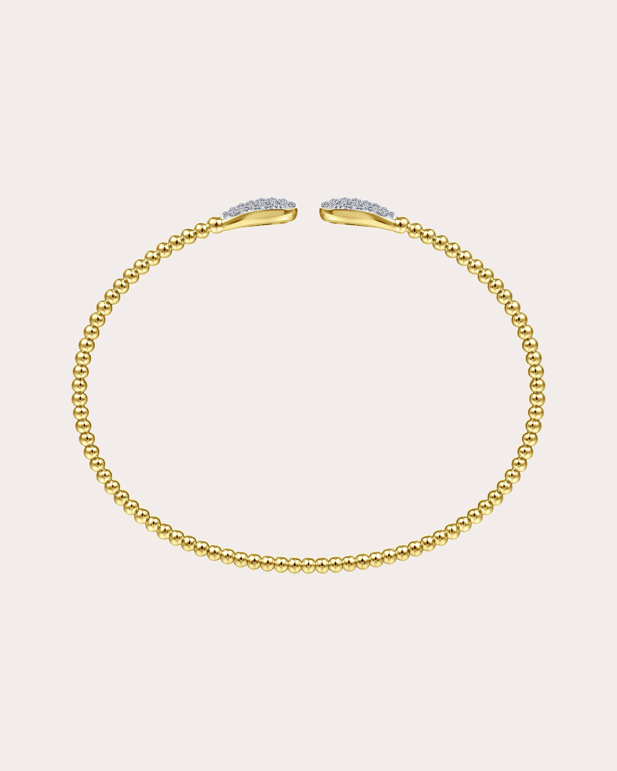 Diamond & 14k Gold Bujukan Teardrop Cuff