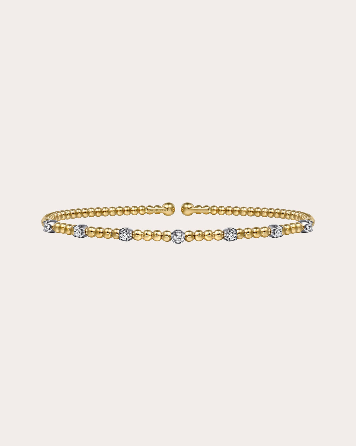 Diamond & 14 Gold Bujukan Stations Cuff