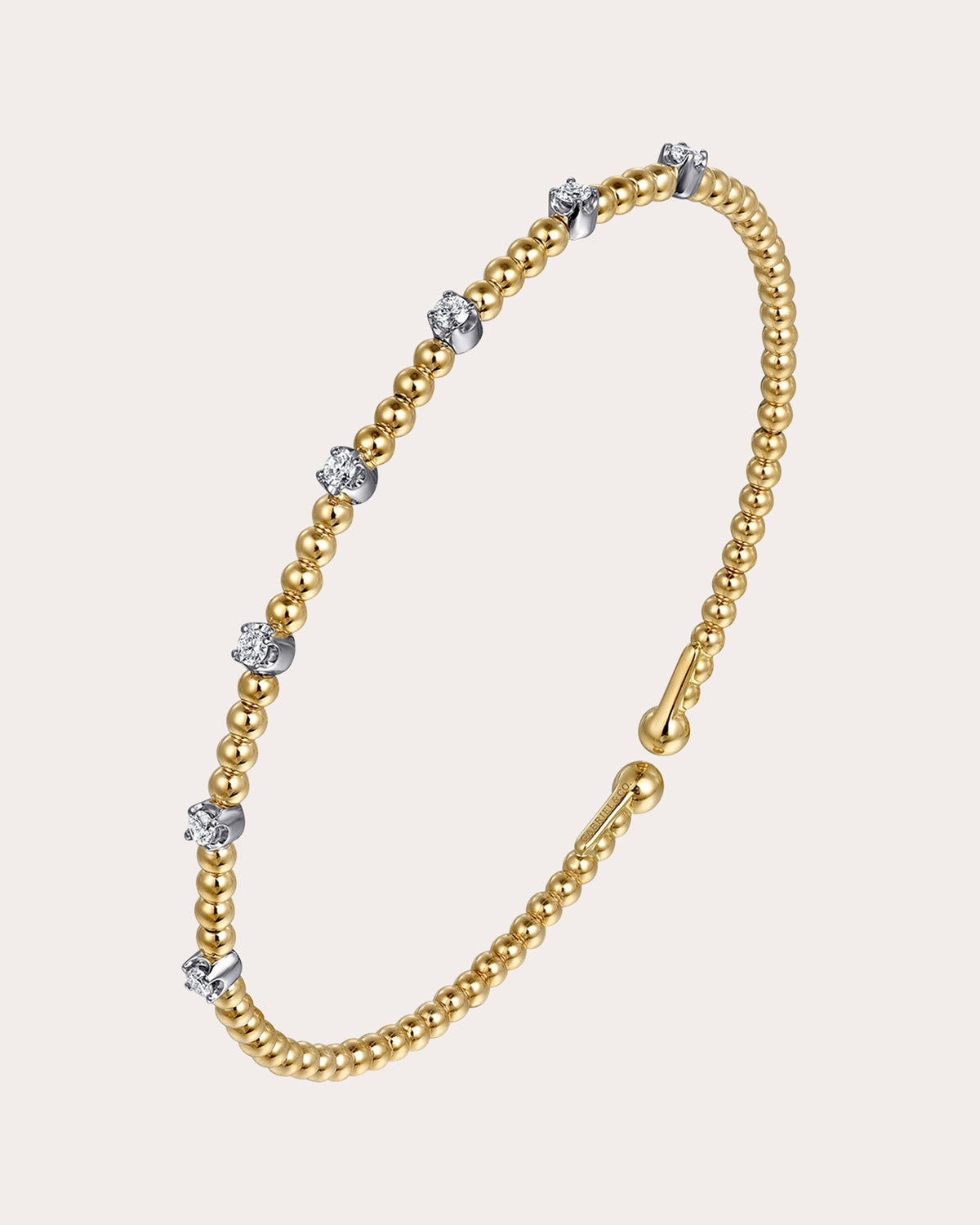 Diamond & 14 Gold Bujukan Stations Cuff