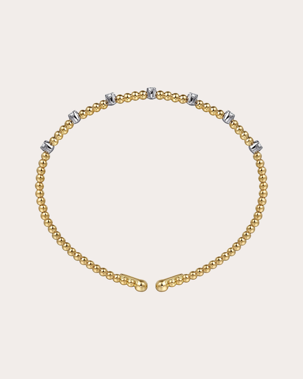 Diamond & 14 Gold Bujukan Stations Cuff