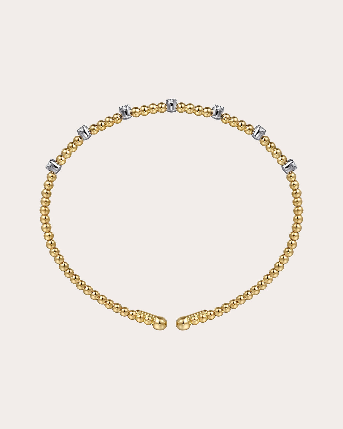 Diamond & 14 Gold Bujukan Stations Cuff