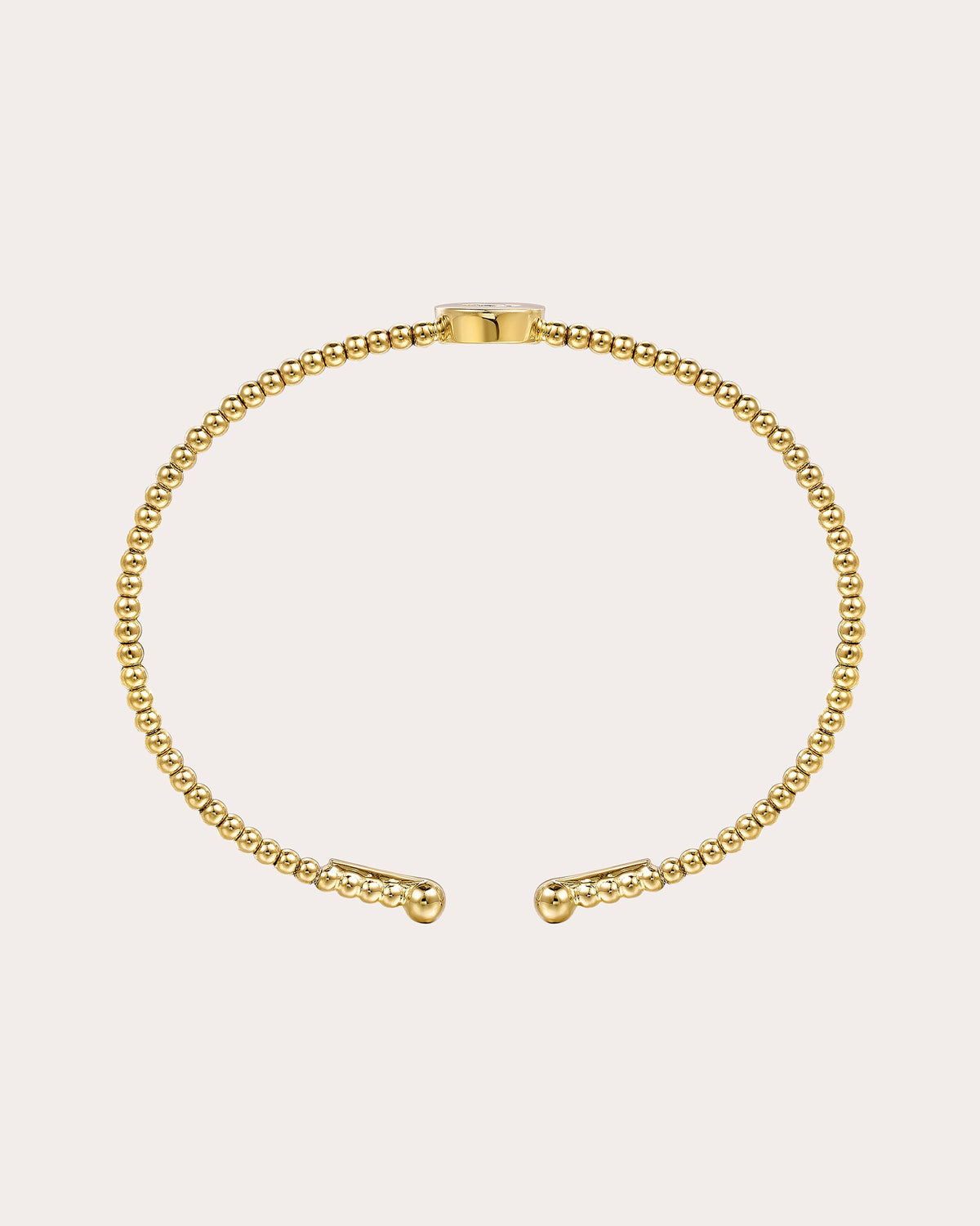 Diamond & 14k Gold Bujukan C Initial Cuff