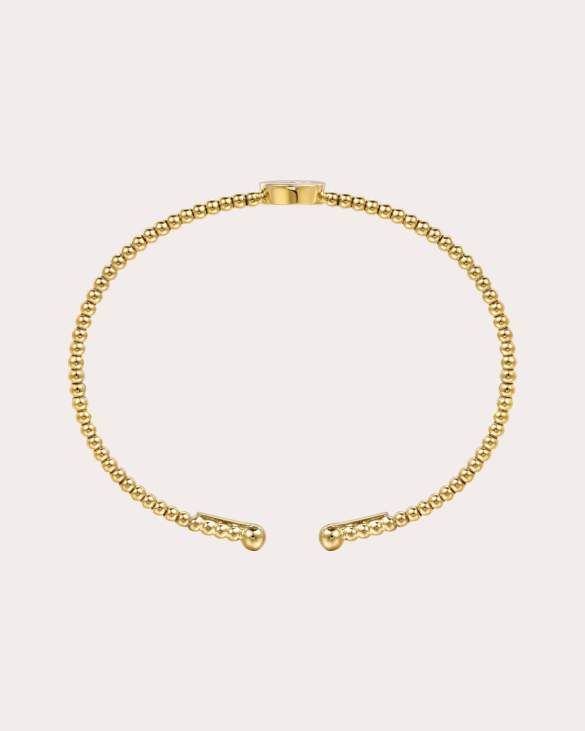 Diamond & 14k Gold Bujukan L Initial Cuff